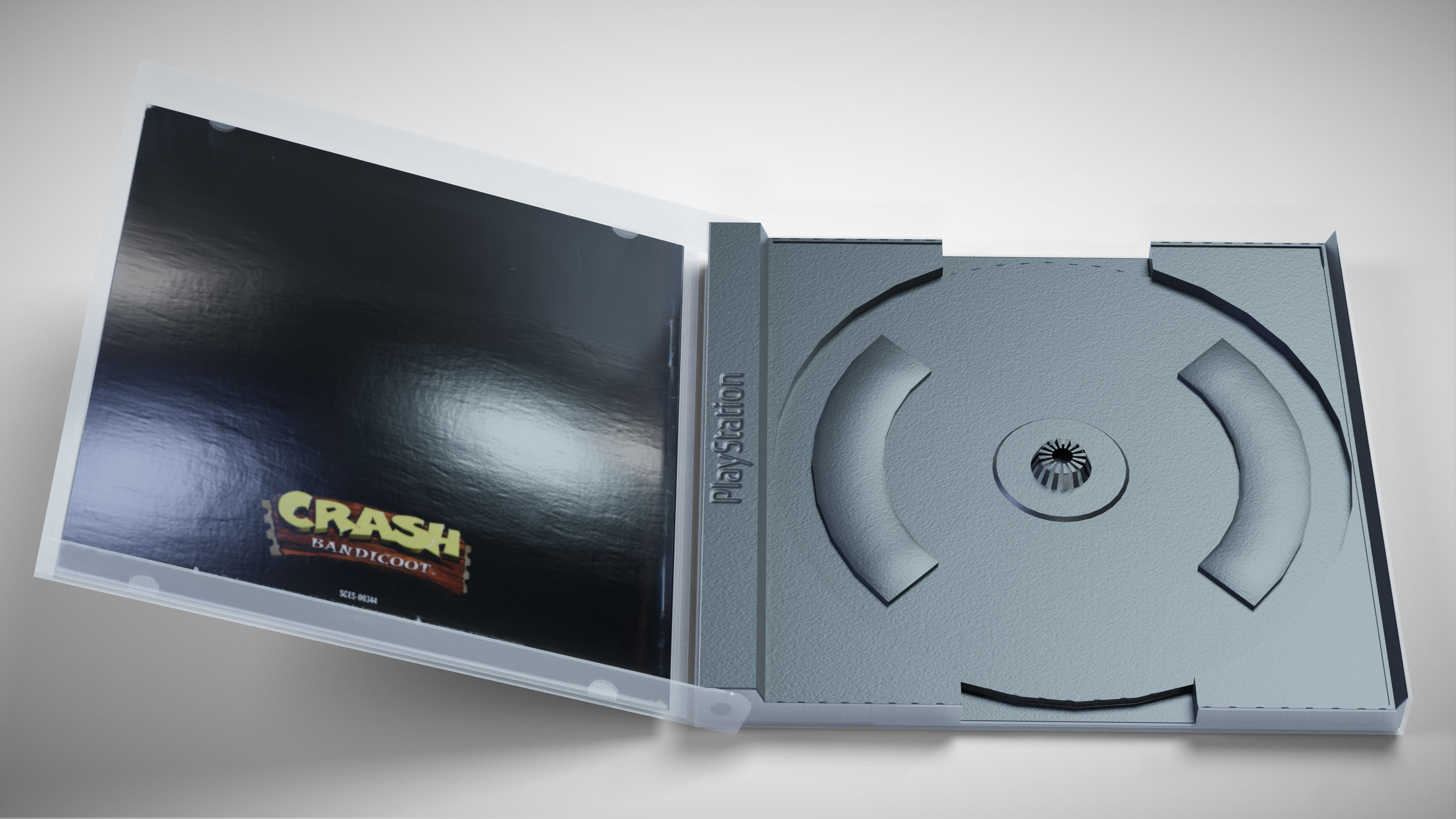 Sony PlayStation PS one Low-poly 3D model_27