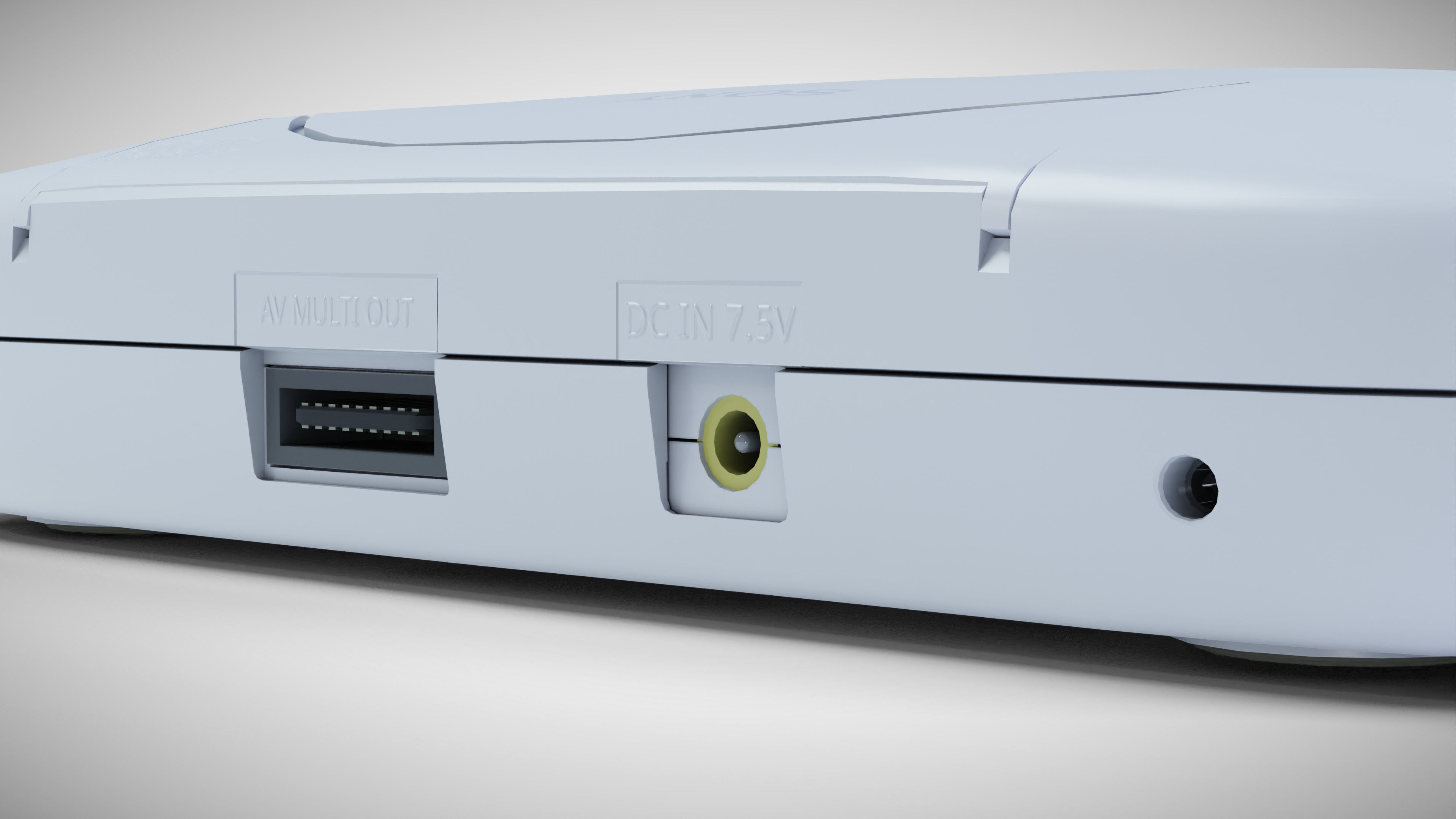Sony PlayStation PS one Low-poly 3D model_10
