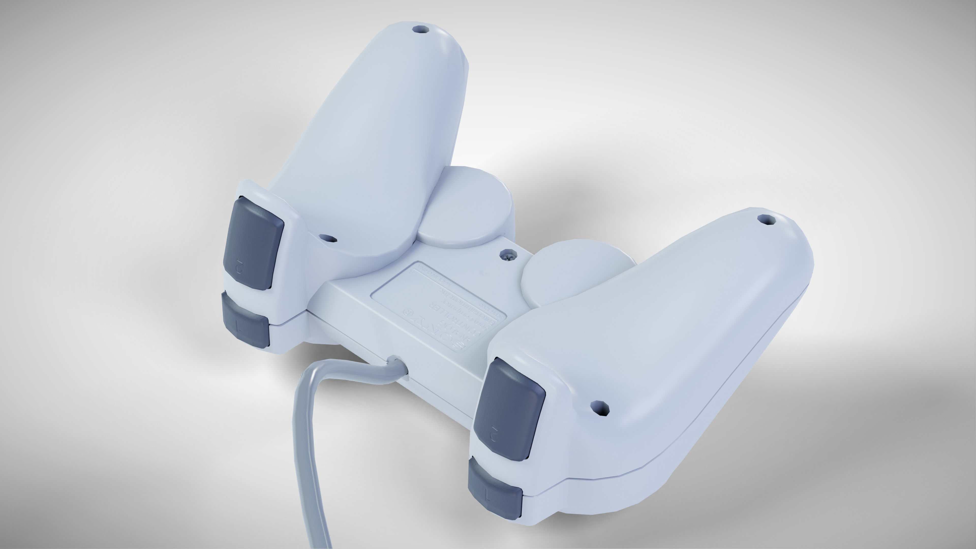 Sony PlayStation PS one Low-poly 3D model_23