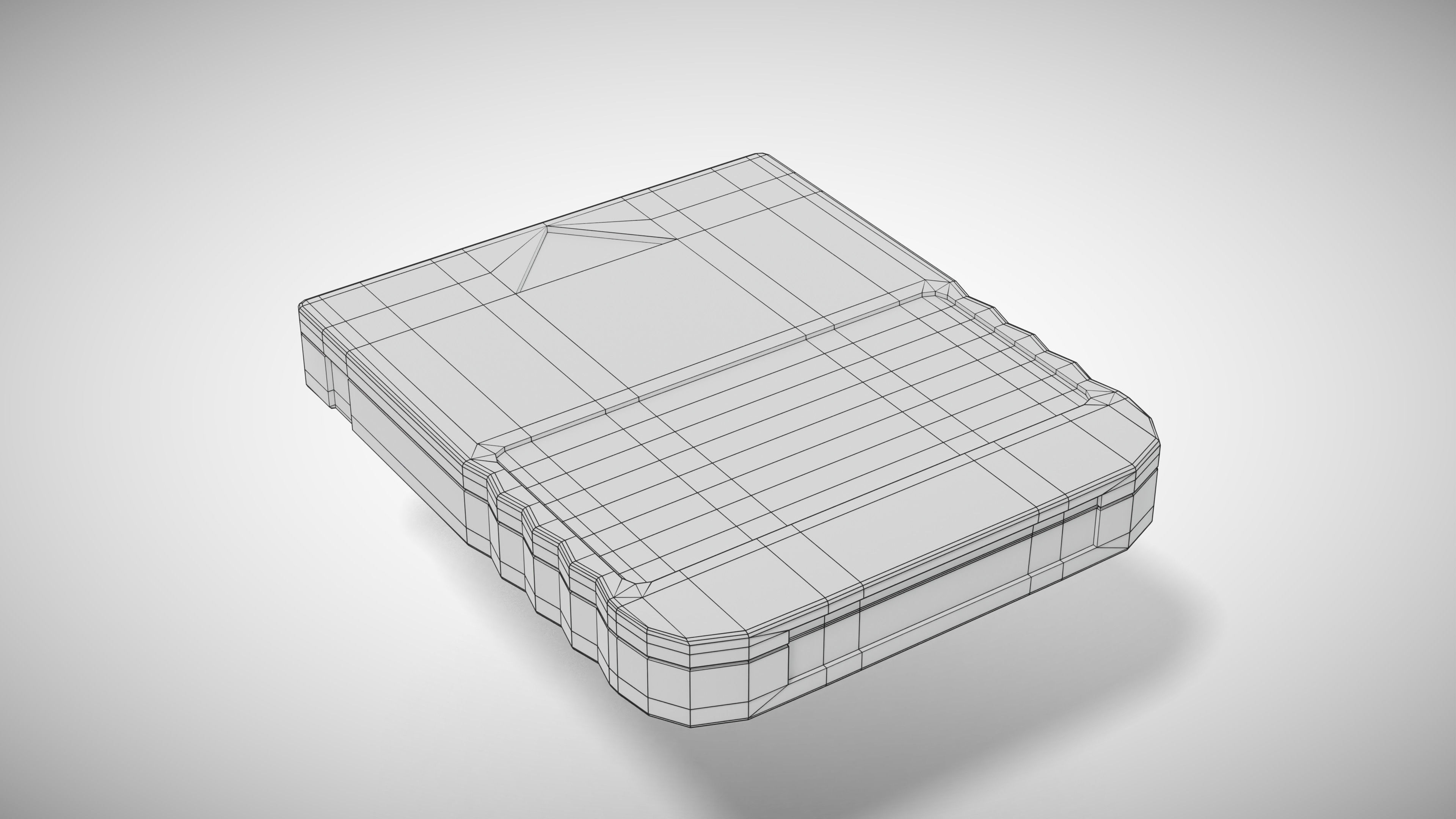 Sony PlayStation PS one Low-poly 3D model_54