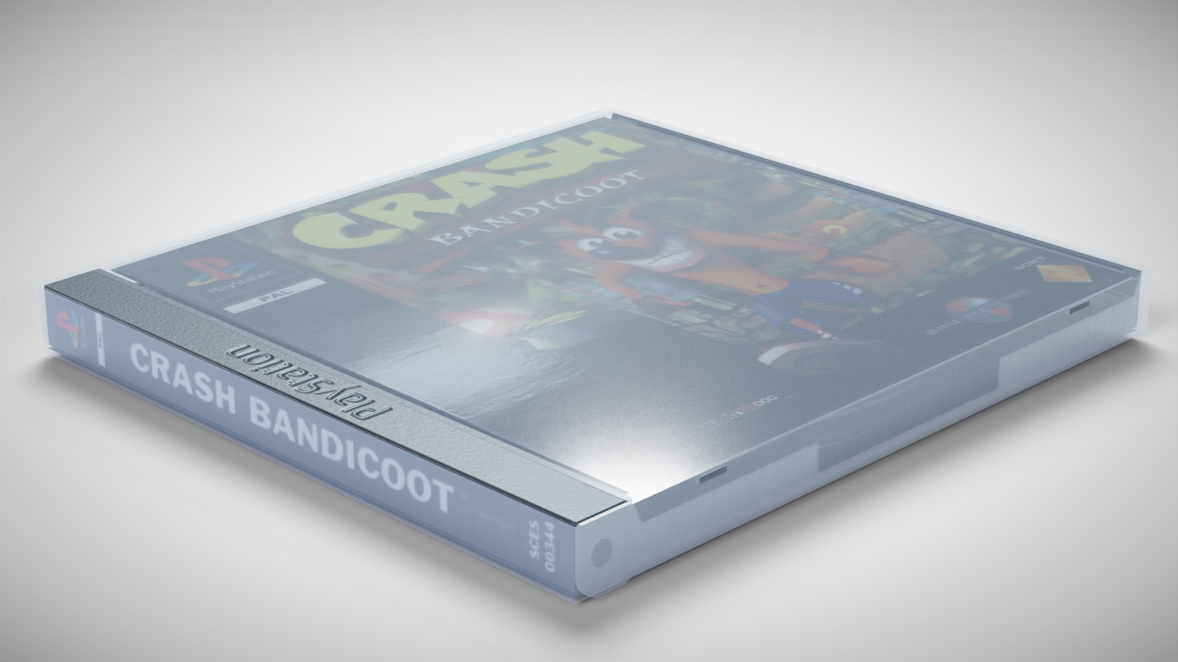 Sony PlayStation PS one Low-poly 3D model_29