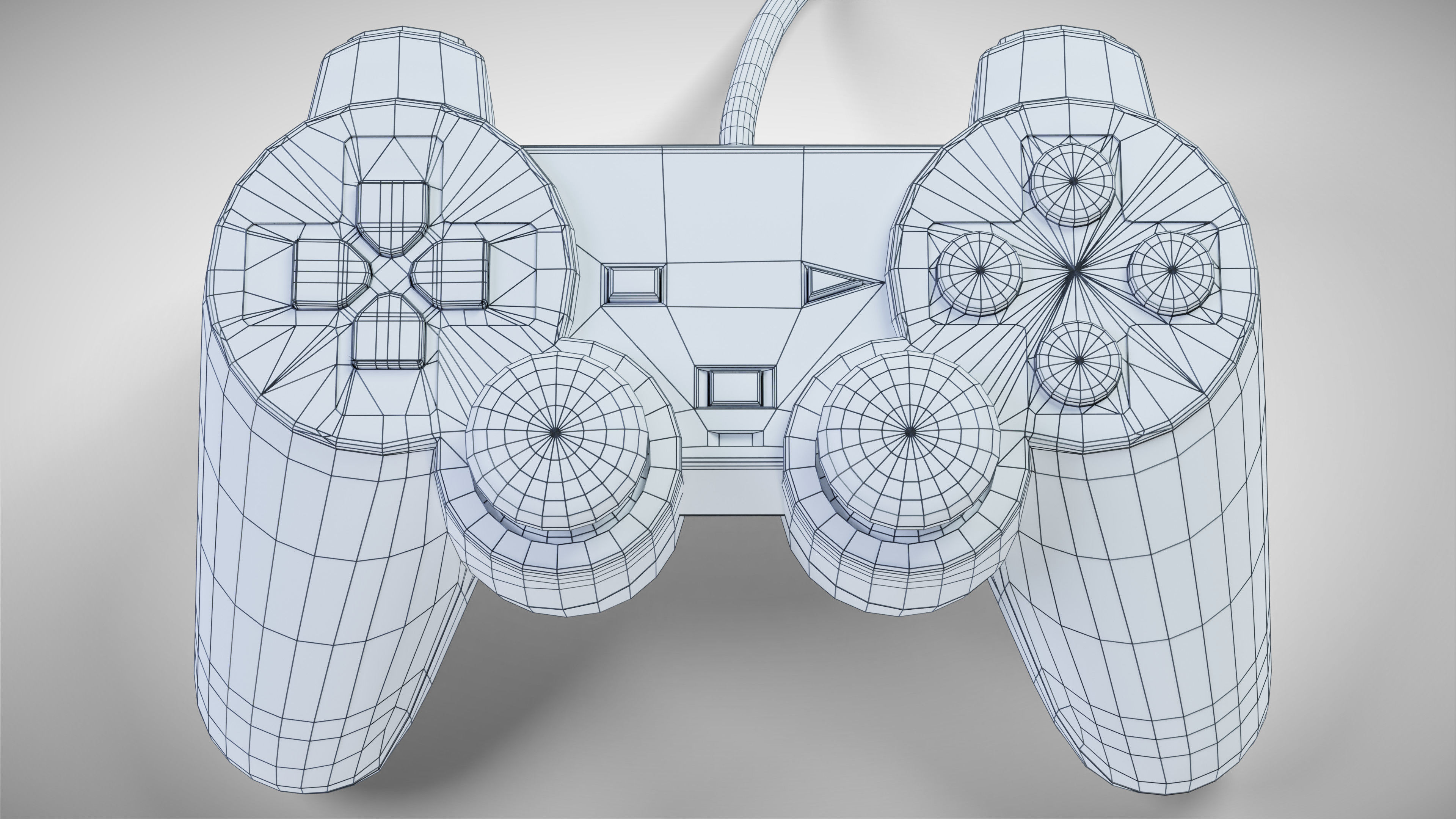 Sony PlayStation PS one Low-poly 3D model_46