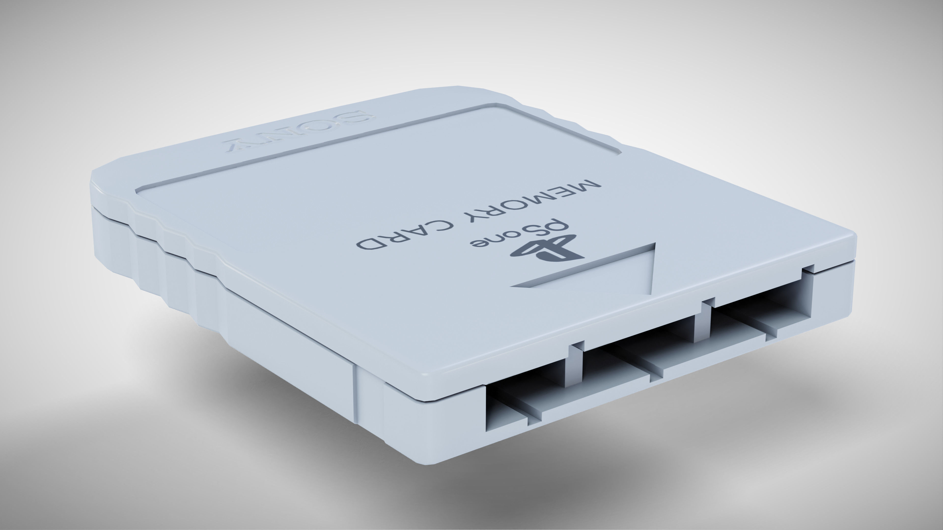 Sony PlayStation PS one Low-poly 3D model_31