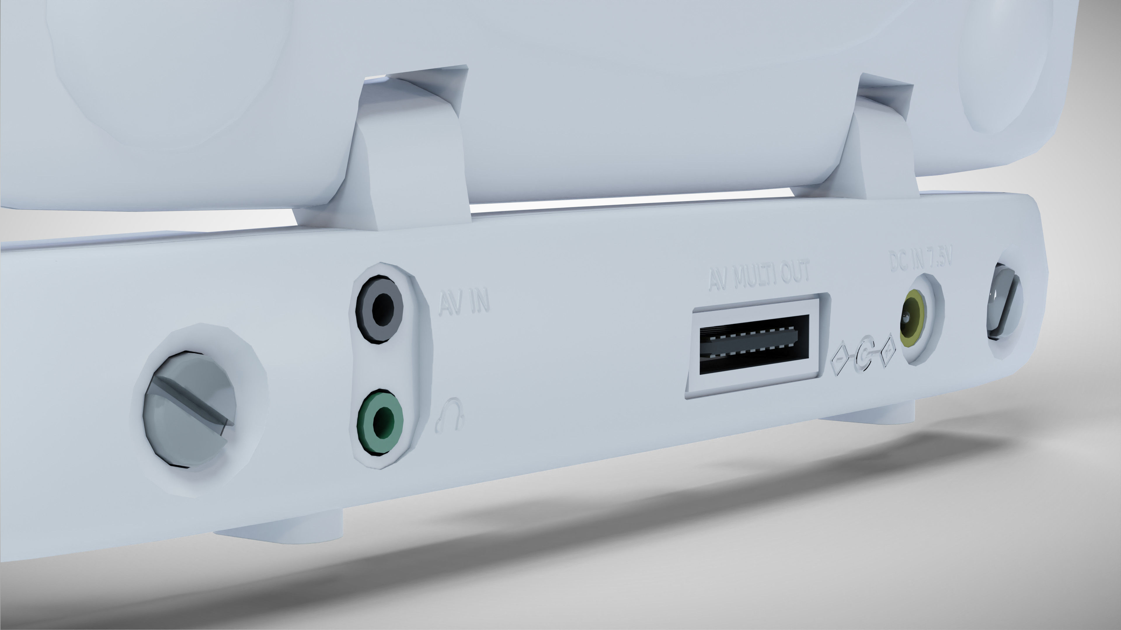 Sony PlayStation PS one Low-poly 3D model_17
