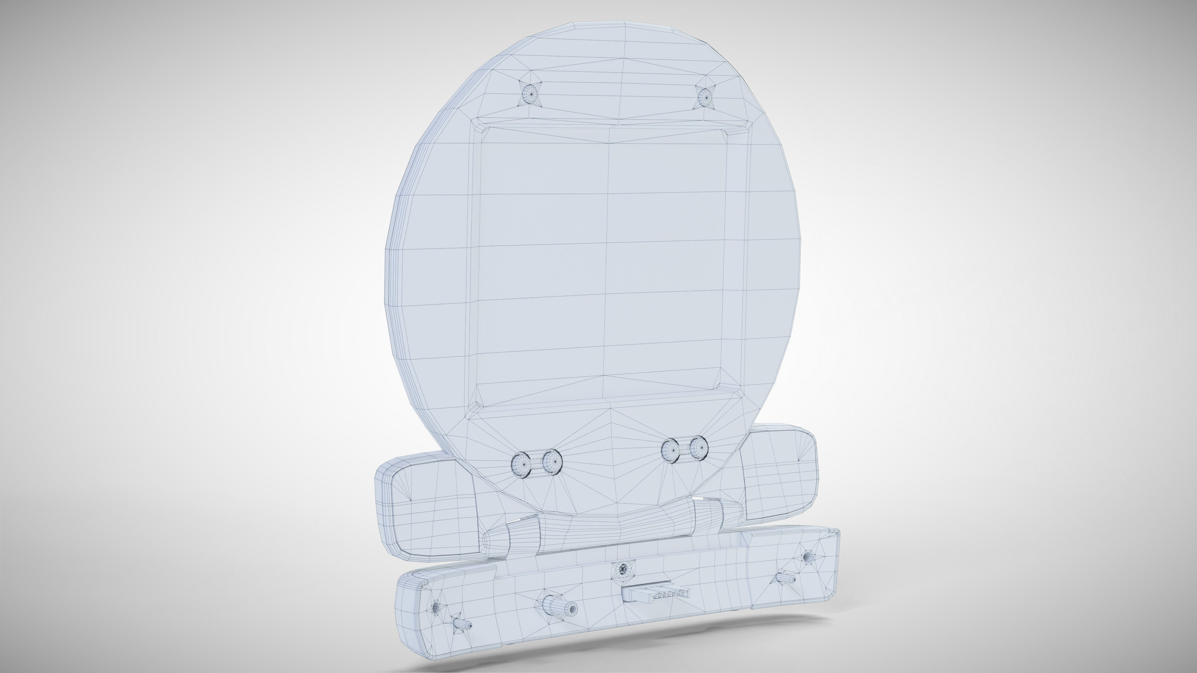 Sony PlayStation PS one Low-poly 3D model_42