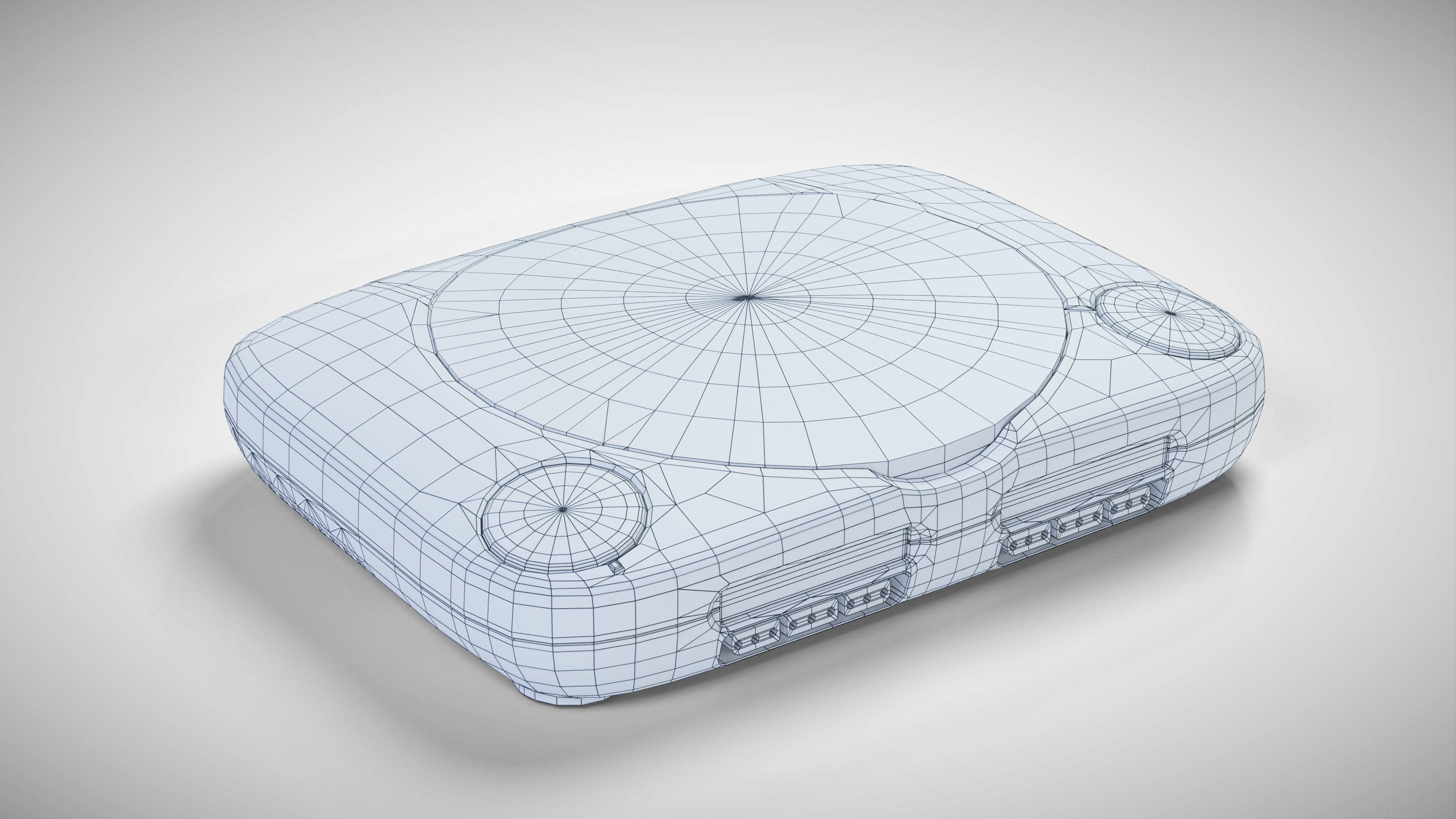 Sony PlayStation PS one Low-poly 3D model_34