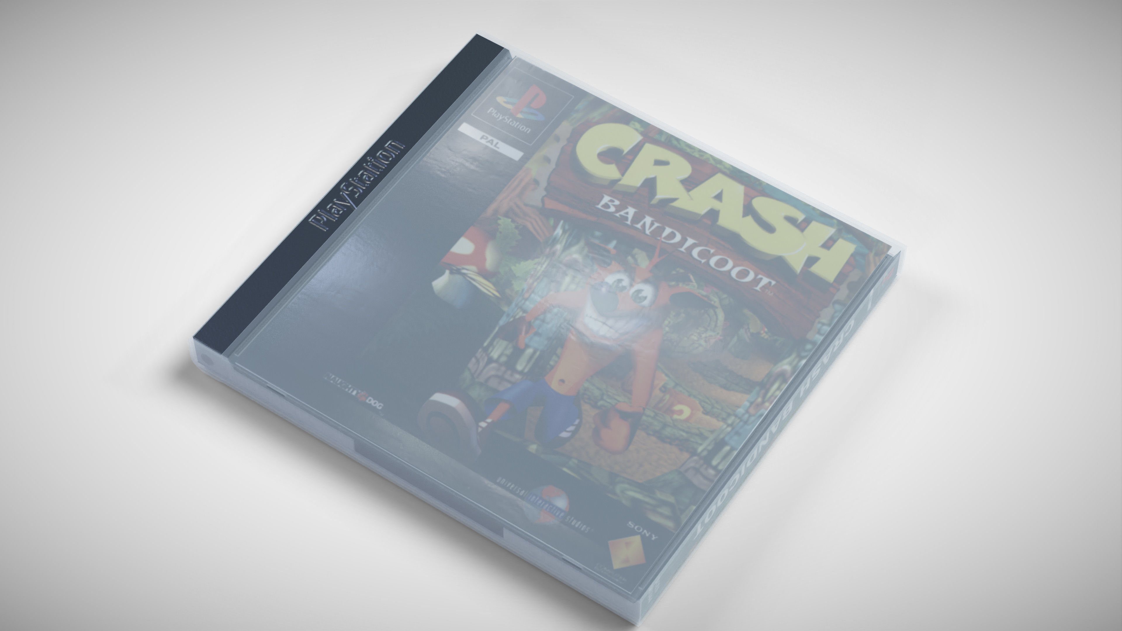 Sony PlayStation PS one Low-poly 3D model_25