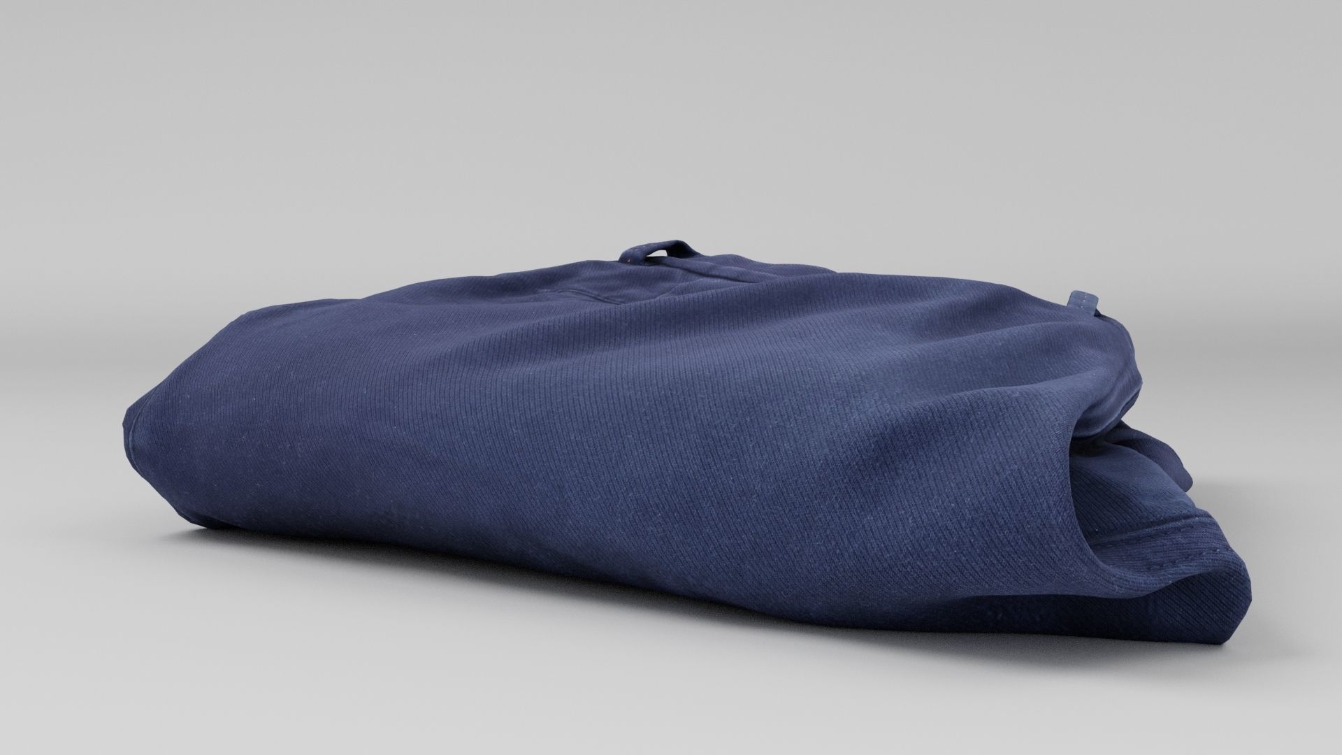 Blue men trousers pants suit formal business style clothing  3D model_4