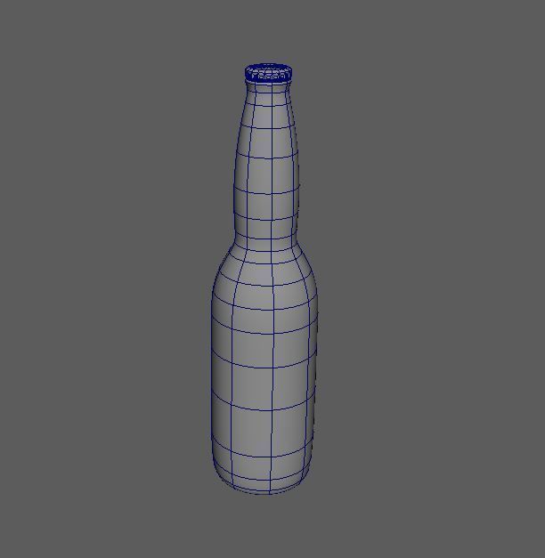 Corona Beer Low-poly 3D model_10