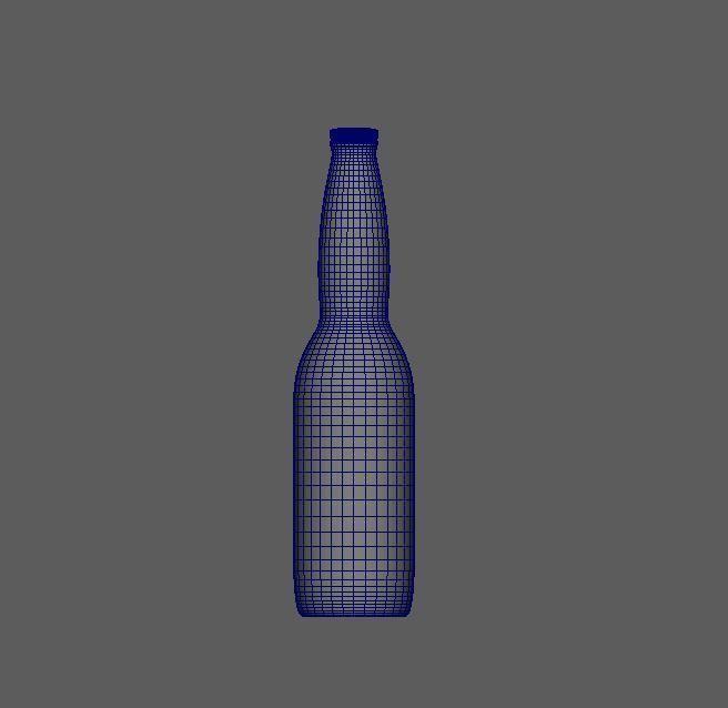 Corona Beer Low-poly 3D model_7