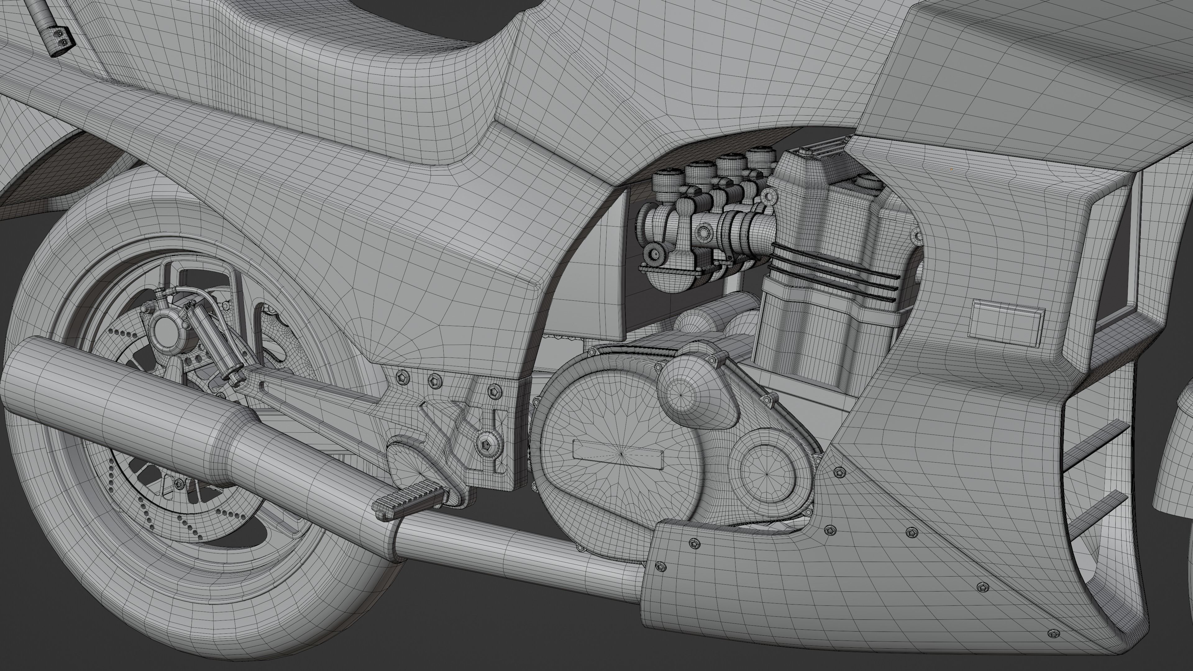 Kawasaki Ninja - GPZ 900R 3D model_19