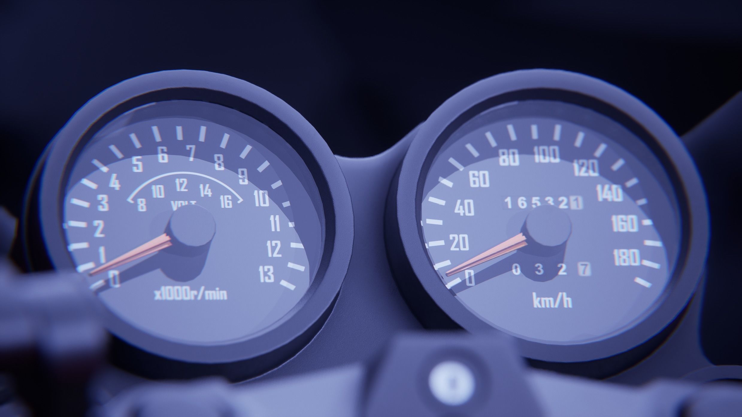 Kawasaki Ninja - GPZ 900R 3D model_9