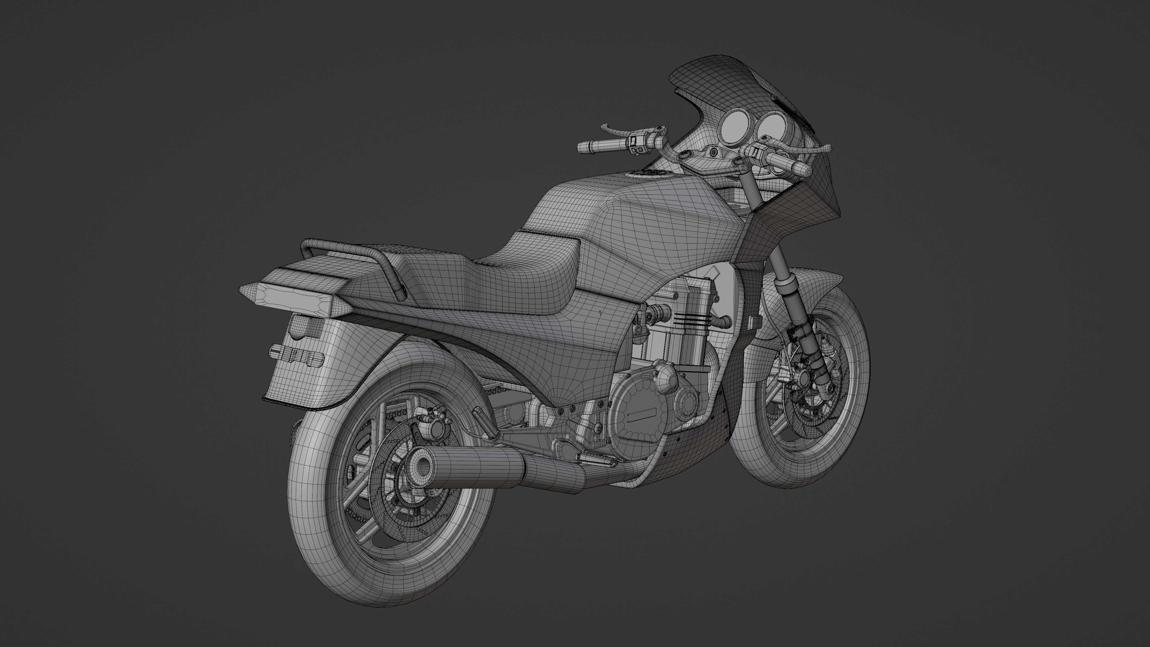 Kawasaki Ninja - GPZ 900R 3D model_17
