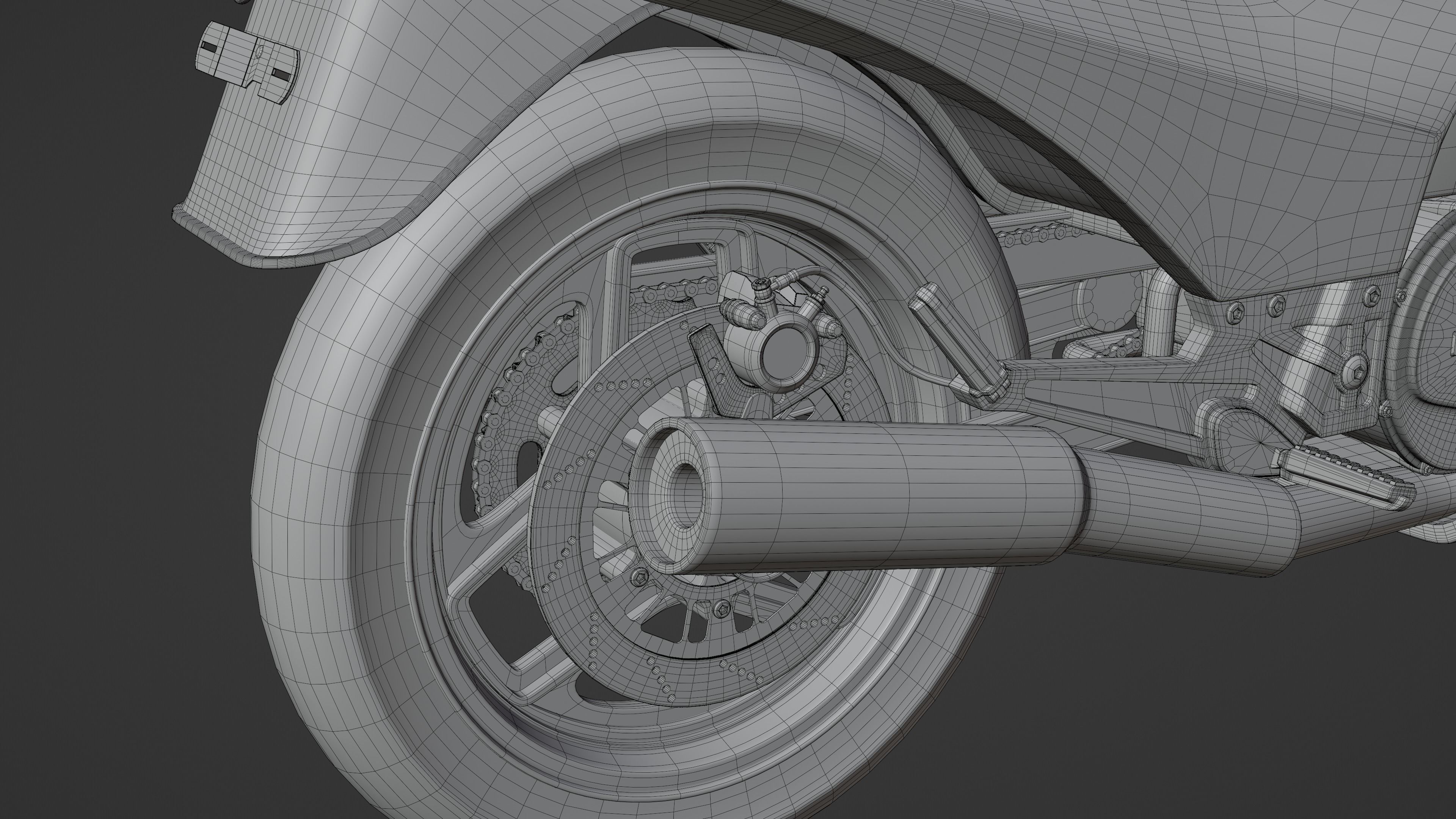 Kawasaki Ninja - GPZ 900R 3D model_24