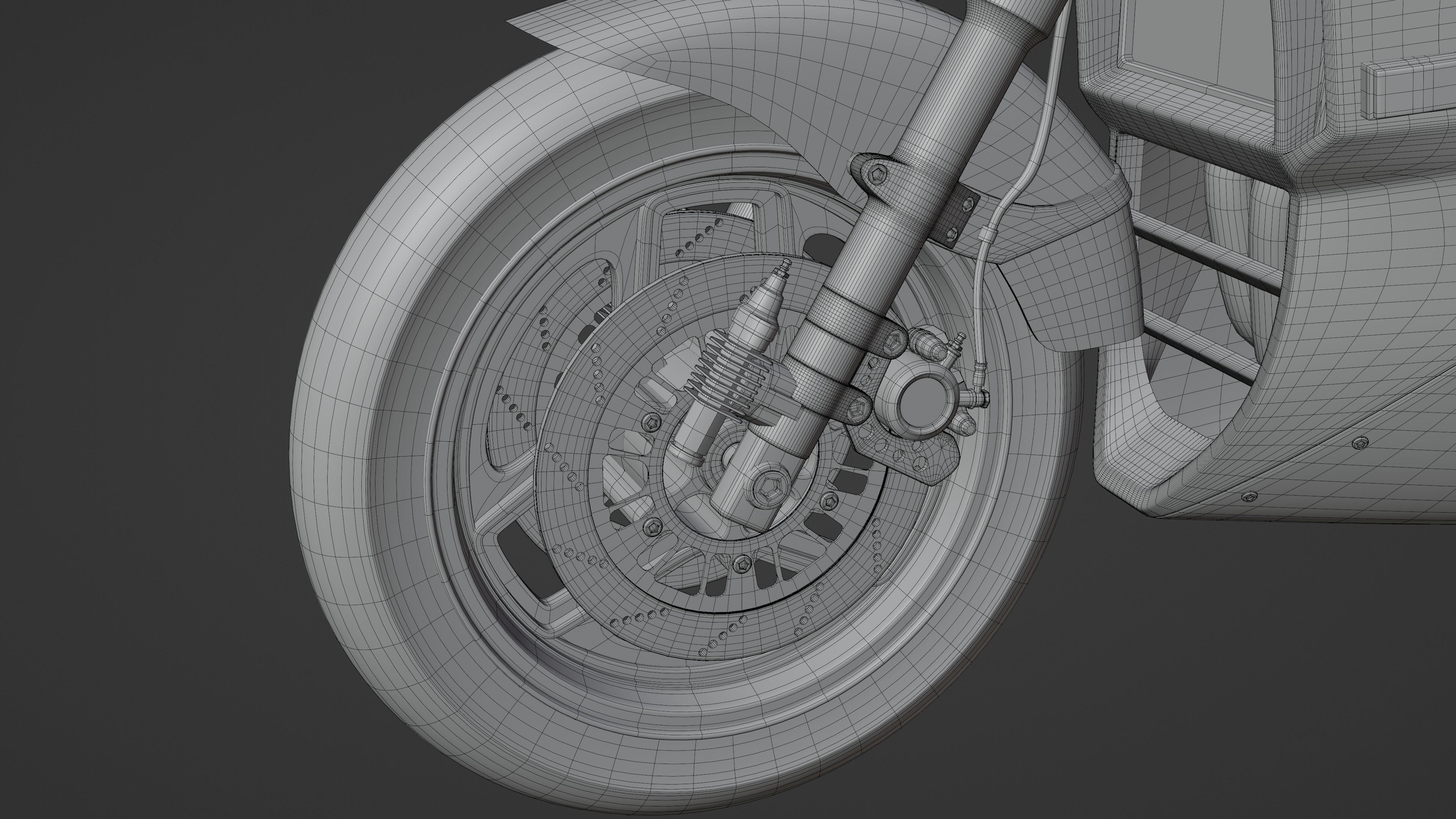 Kawasaki Ninja - GPZ 900R 3D model_23
