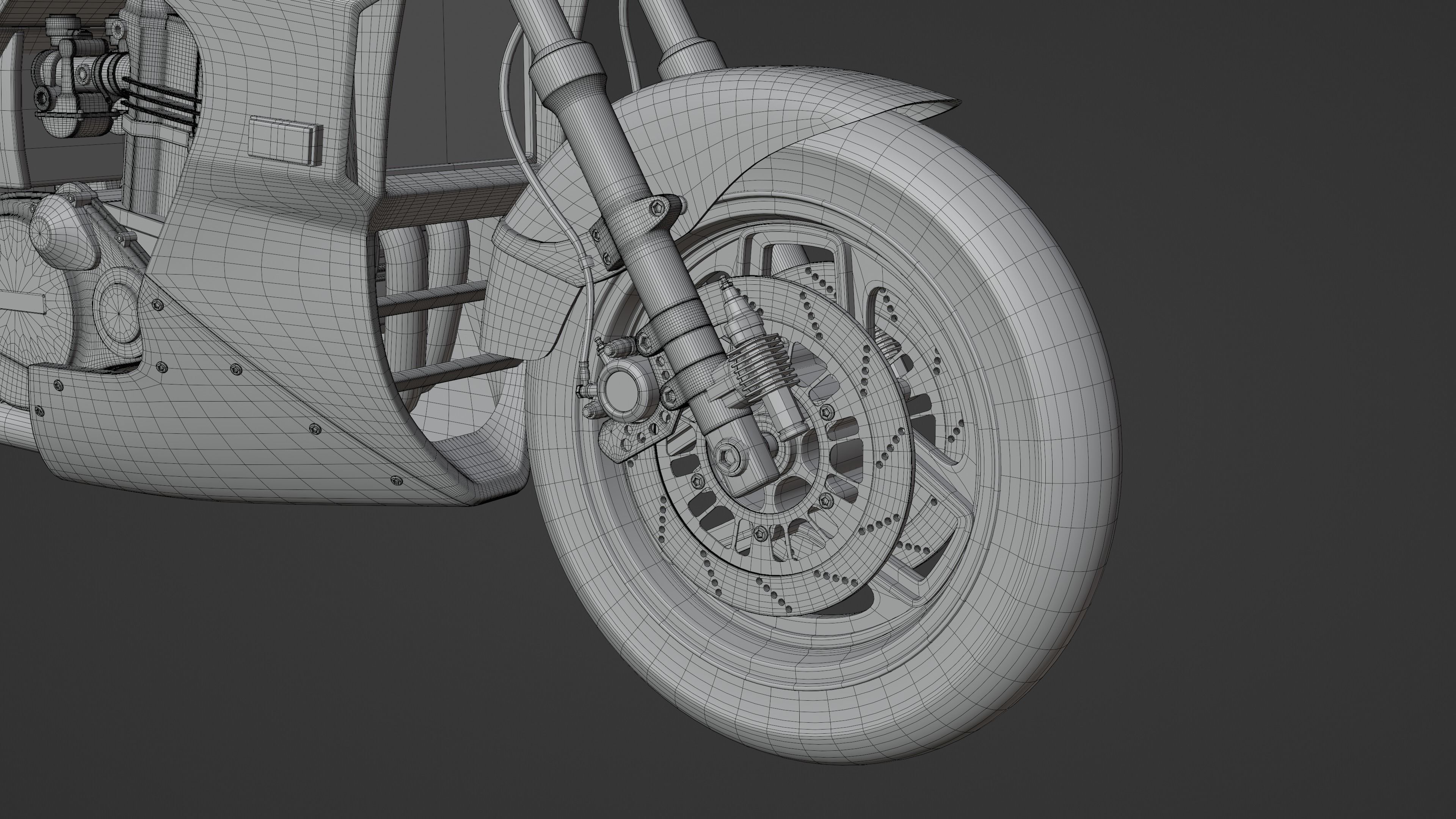 Kawasaki Ninja - GPZ 900R 3D model_21