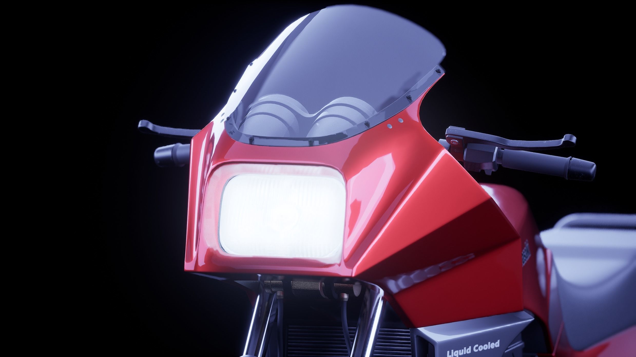 Kawasaki Ninja - GPZ 900R 3D model_12