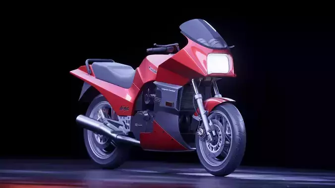 Kawasaki Ninja - GPZ 900R 3D model