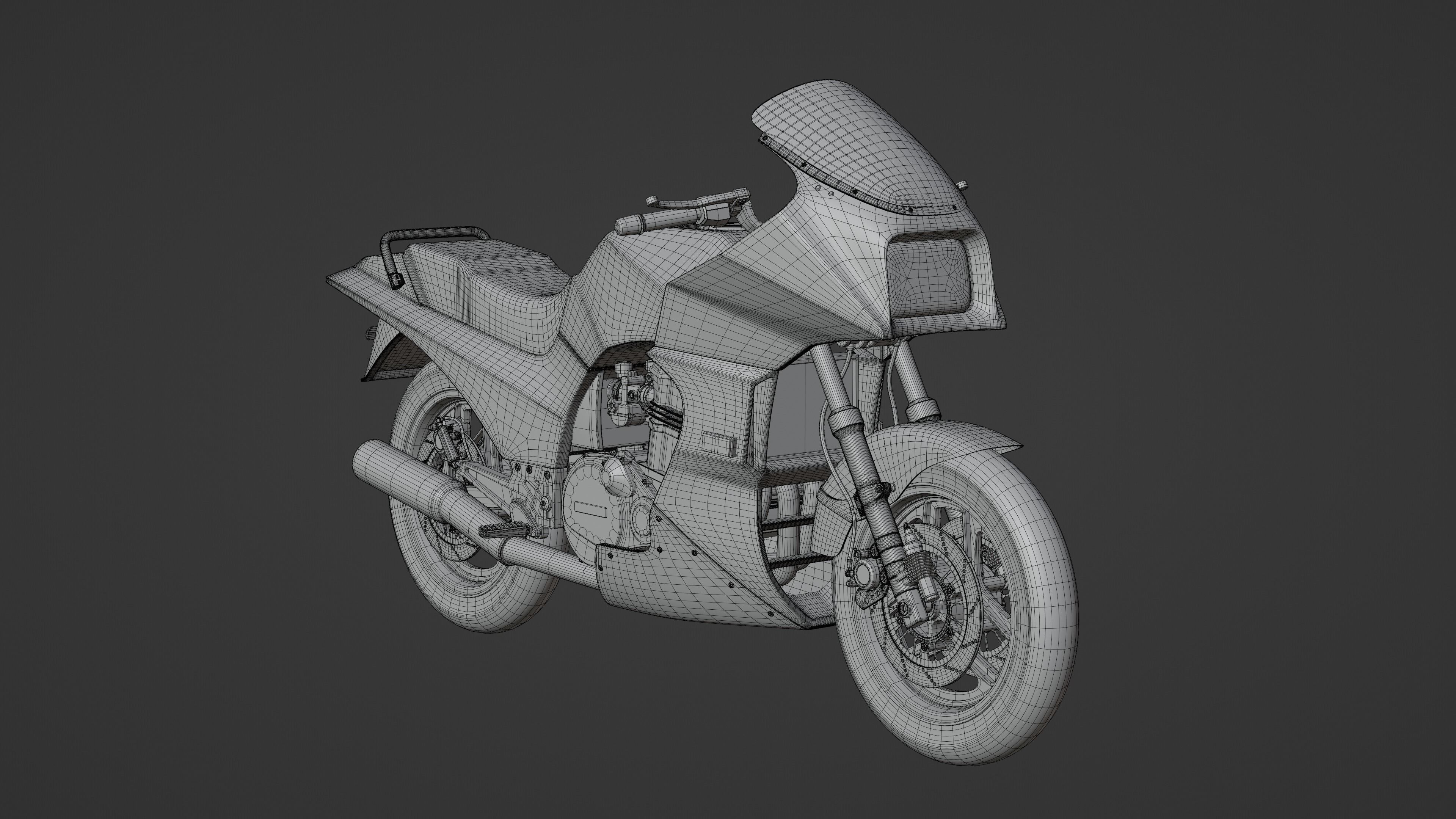 Kawasaki Ninja - GPZ 900R 3D model_16