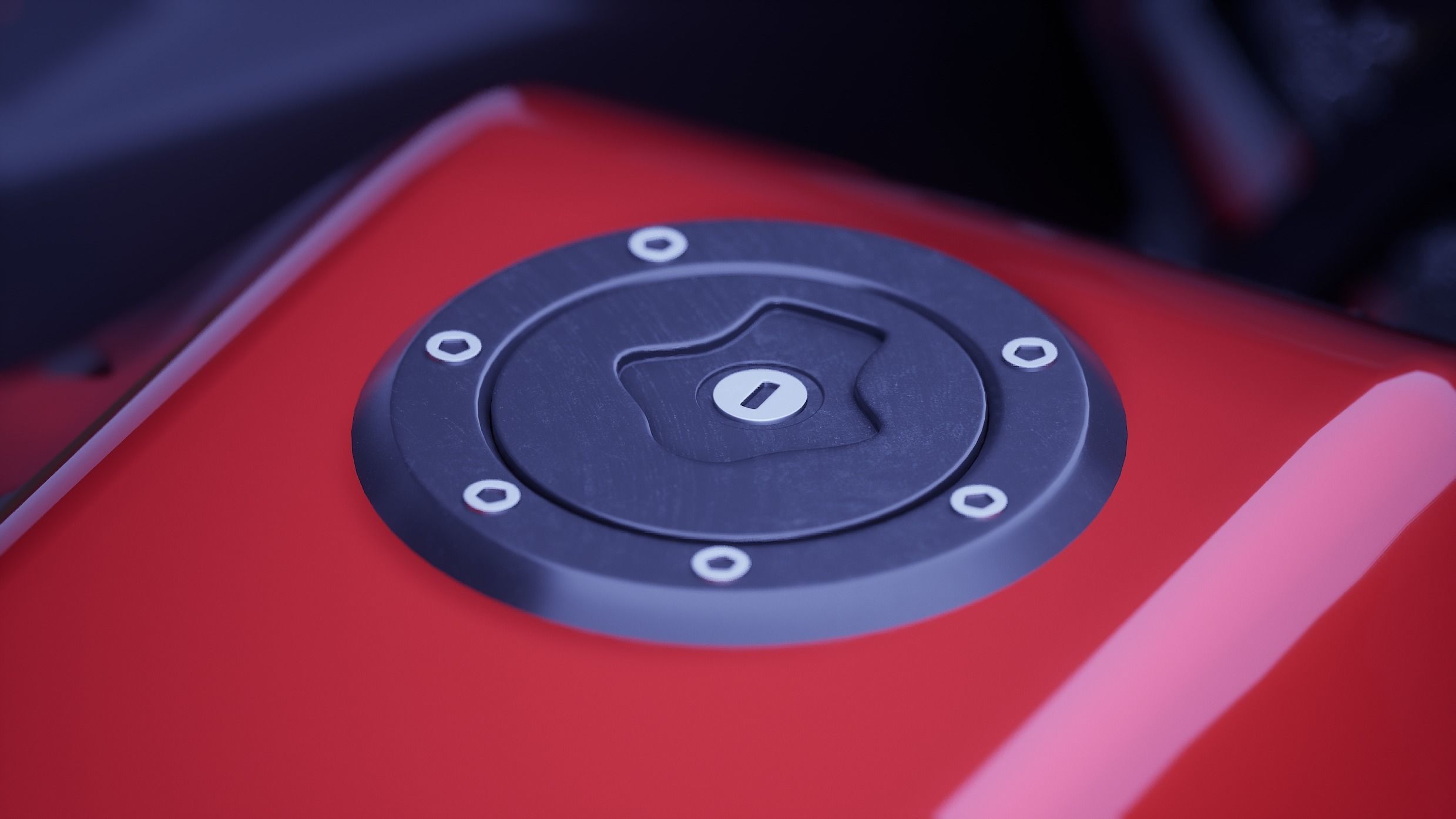 Kawasaki Ninja - GPZ 900R 3D model_13