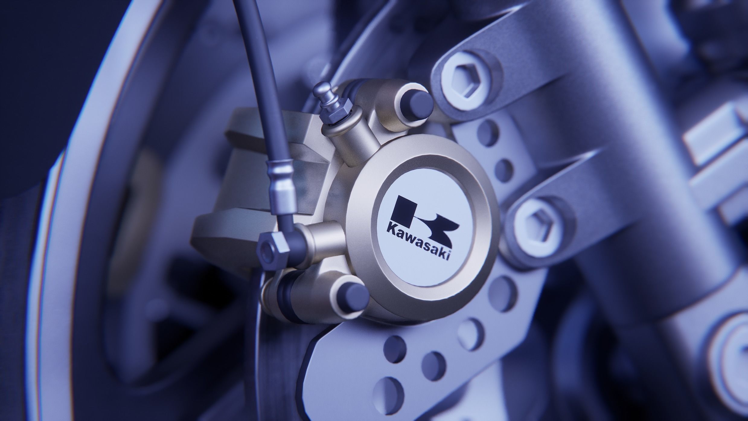 Kawasaki Ninja - GPZ 900R 3D model_15