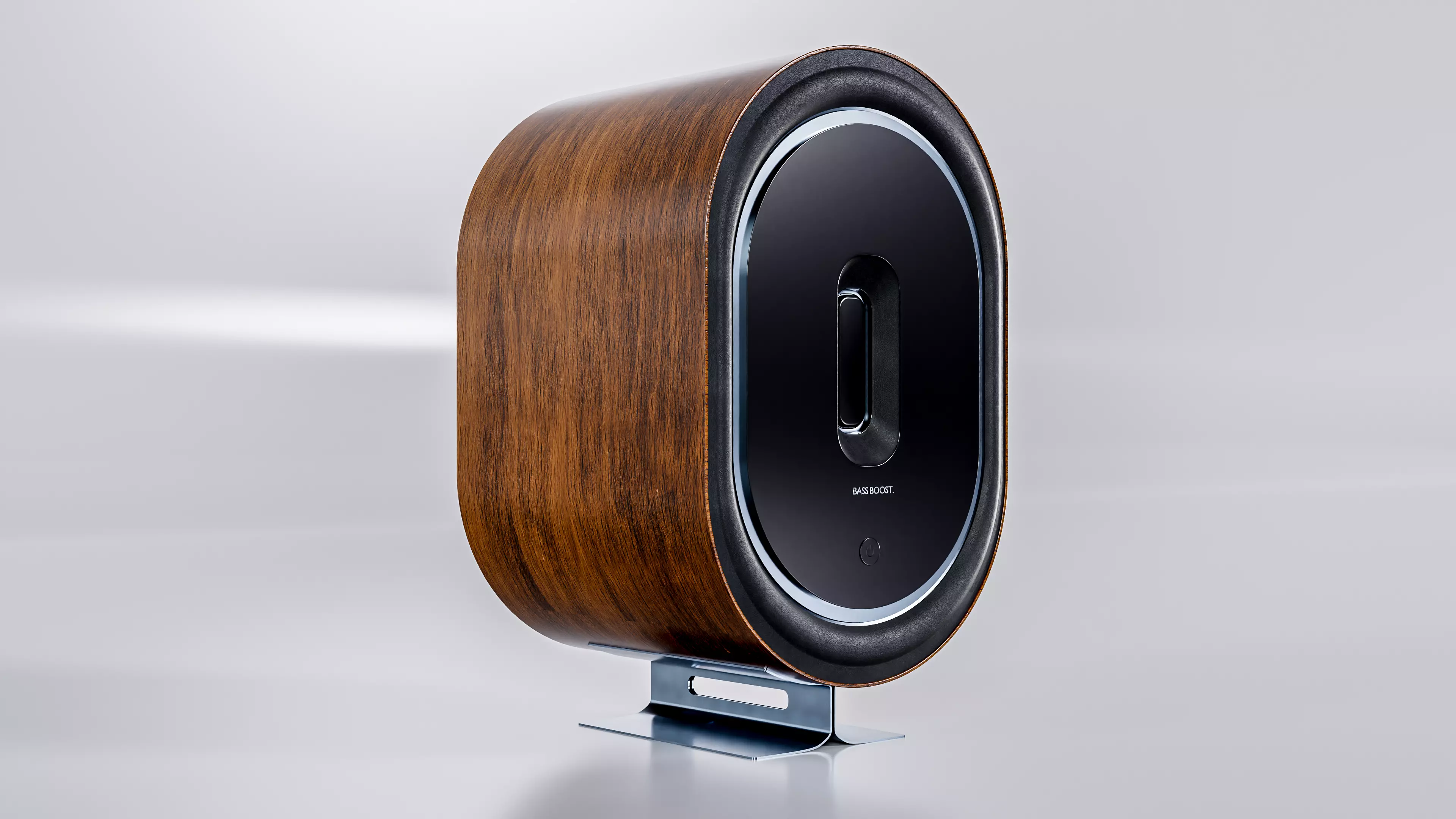 Speaker Wood bass boost 3D model_0