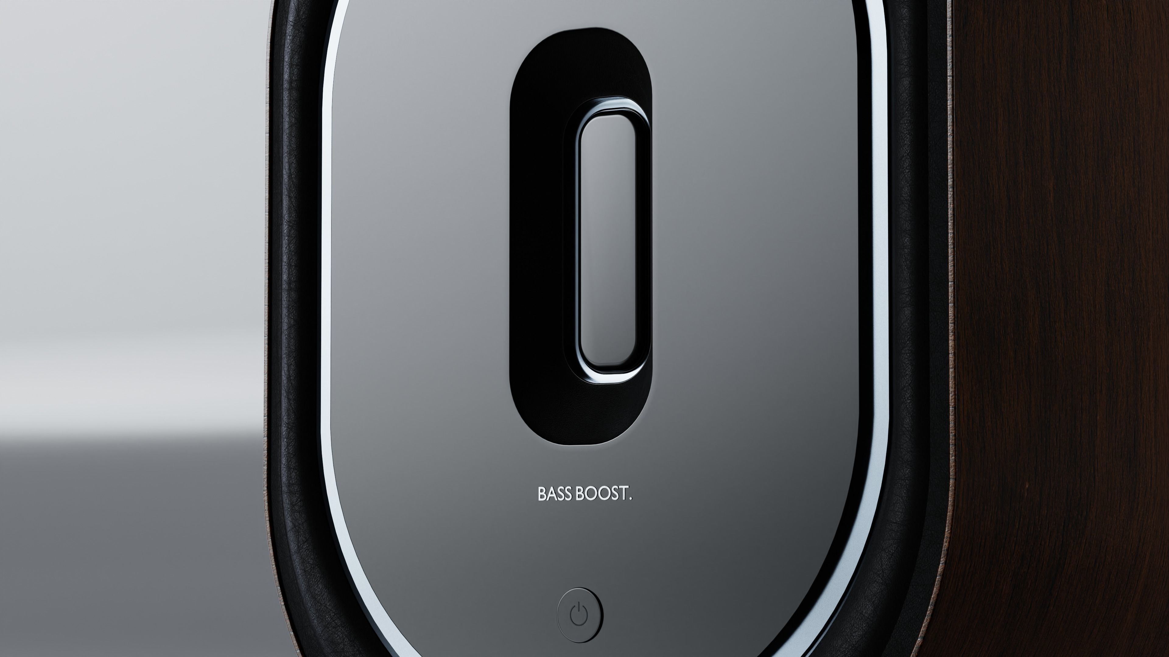 Speaker Wood bass boost 3D model_4