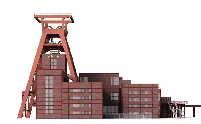 Zeche Zollverein complete 3D model