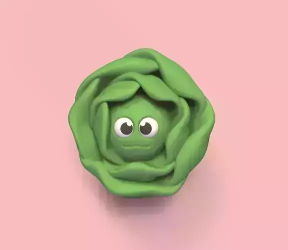 Lettuce pepper 3D print model