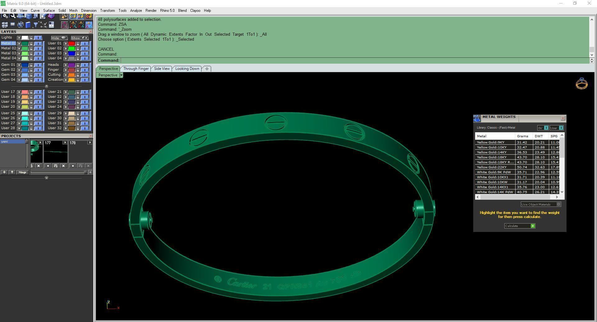 21 Size Bracelet 3D print model_5