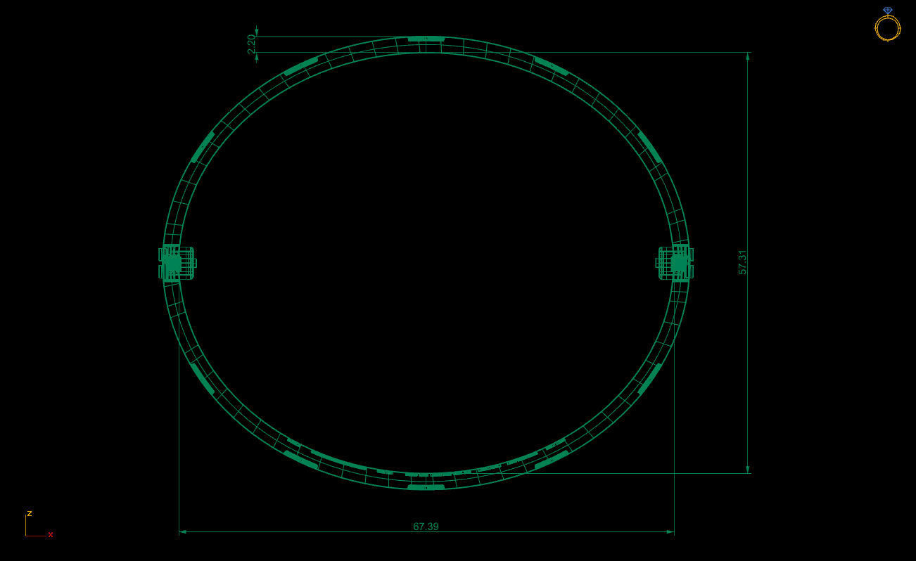 21 Size Bracelet 3D print model_2