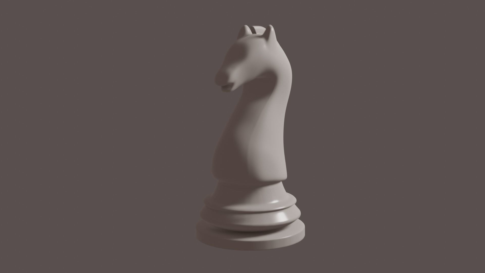Chess Set piece Low-poly 3D model_4