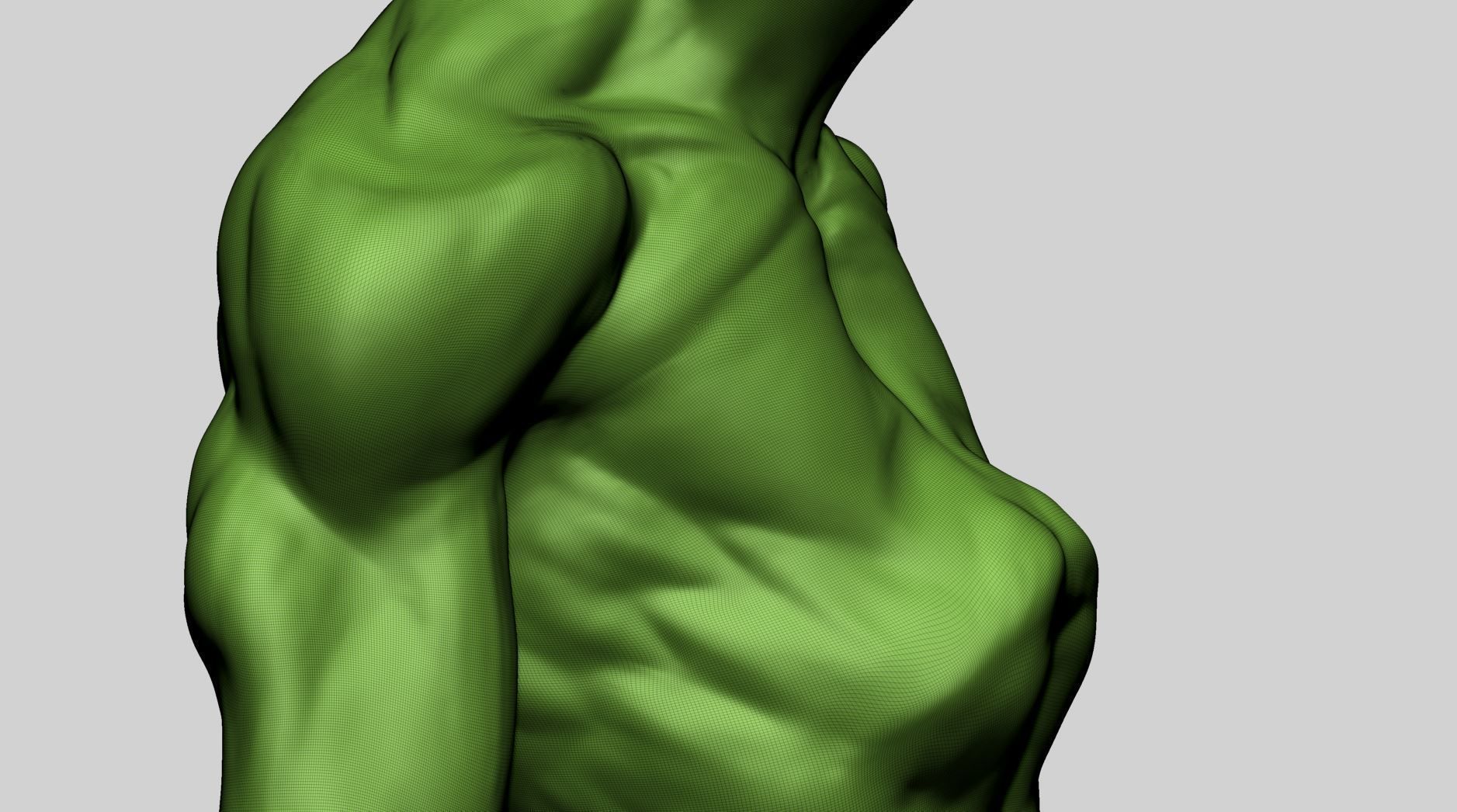 Creature Torso Printable A 3D print model_11