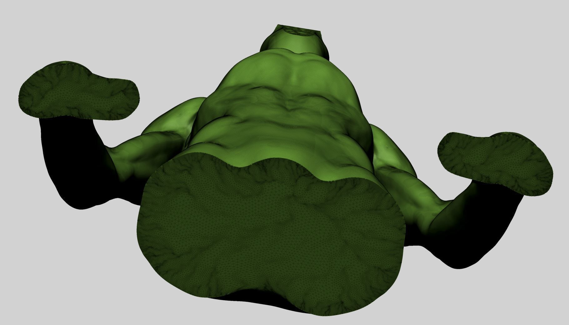 Creature Torso Printable A 3D print model_12