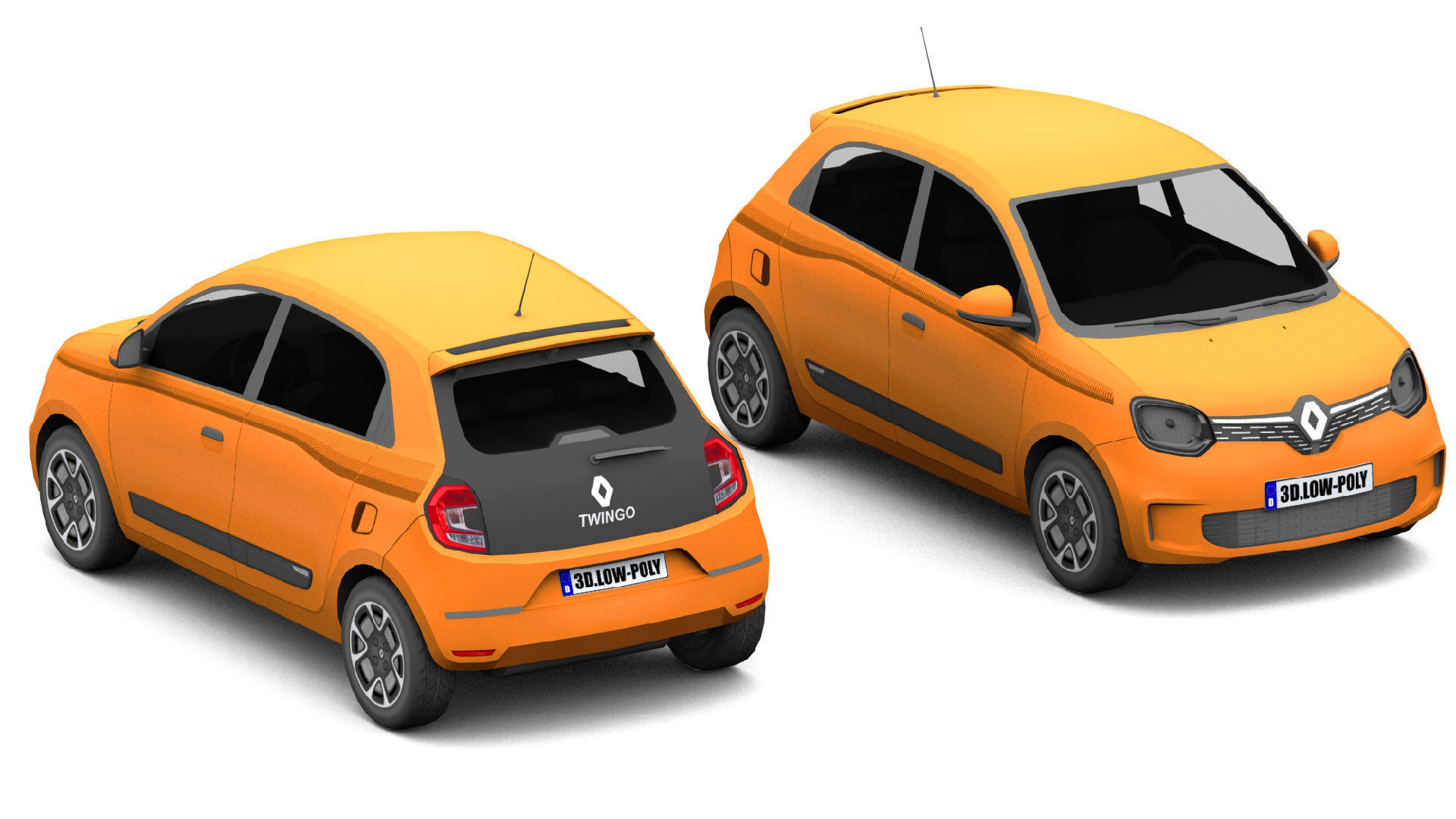 Vehicle-Pack Low-poly 3D model_5