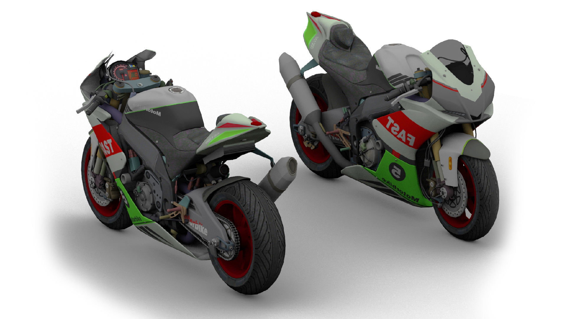 Vehicle-Pack Low-poly 3D model_64