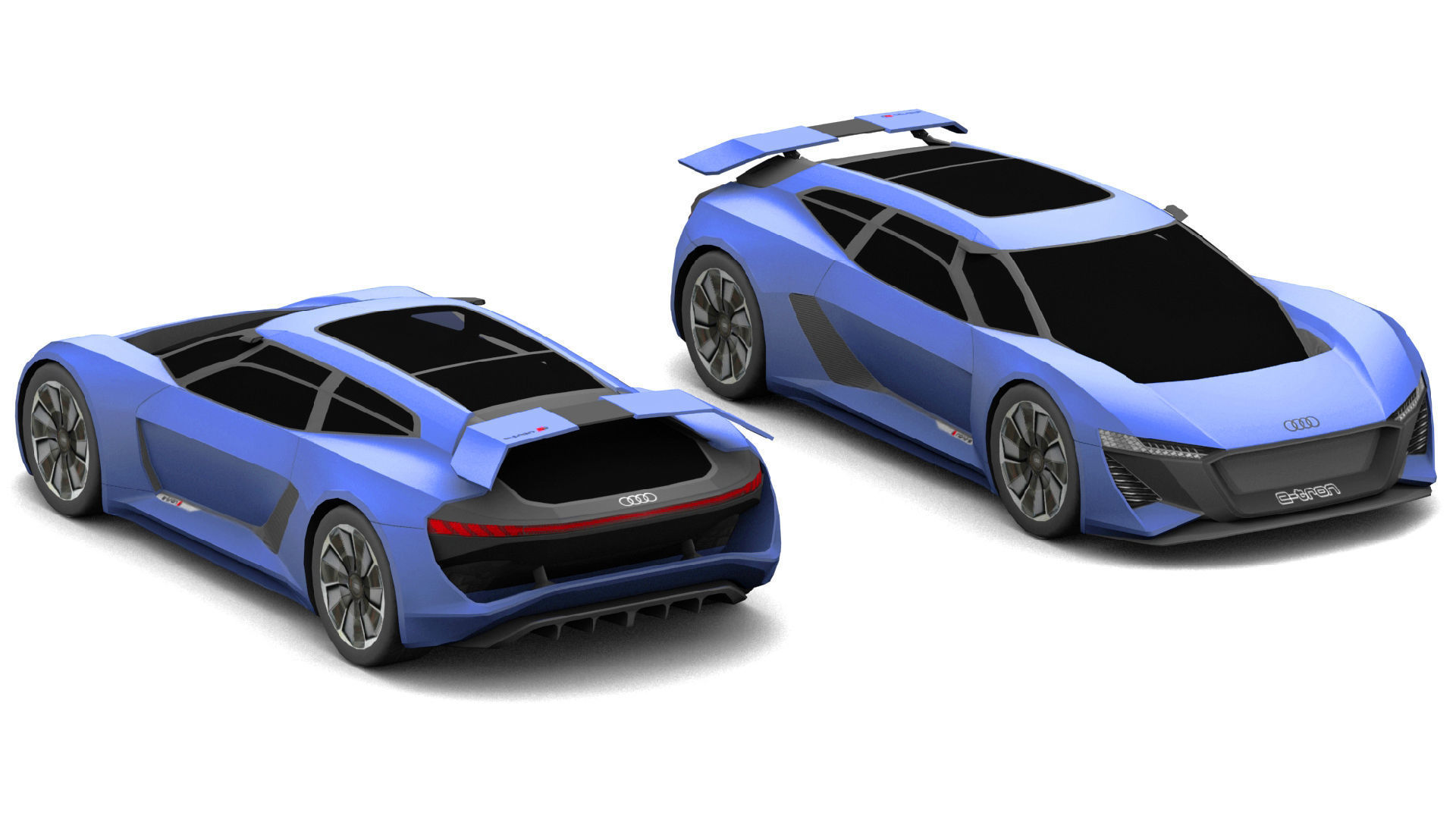 Vehicle-Pack Low-poly 3D model_2