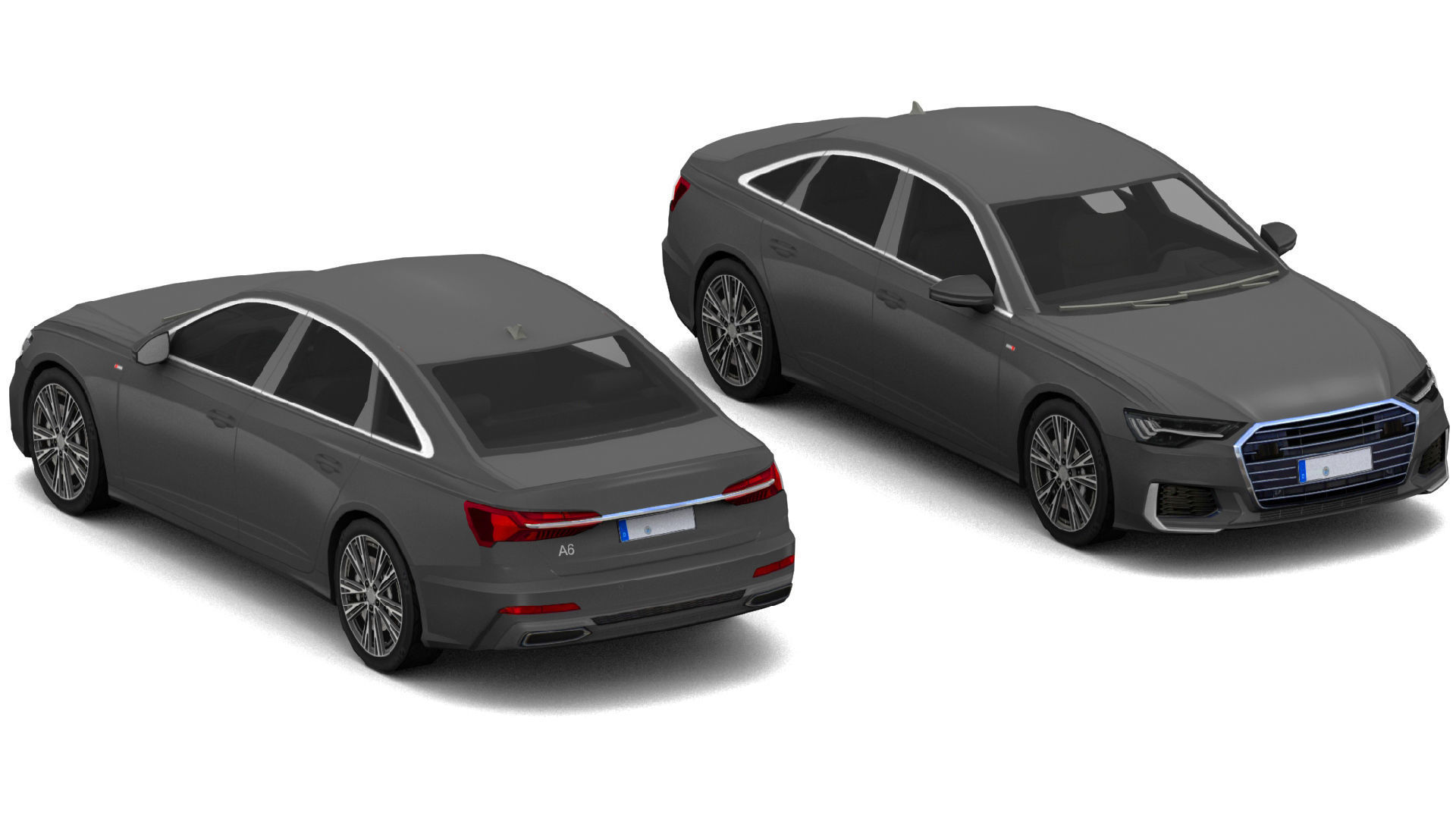 Vehicle-Pack Low-poly 3D model_4