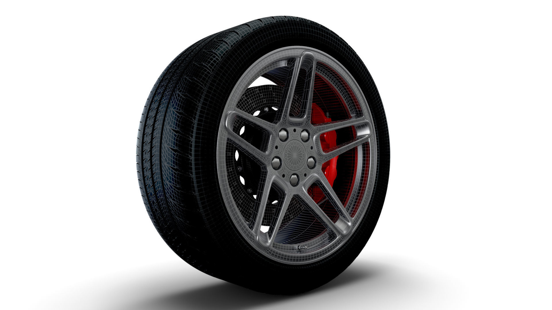 AC SCHNITZER type II wheel 3D model_9