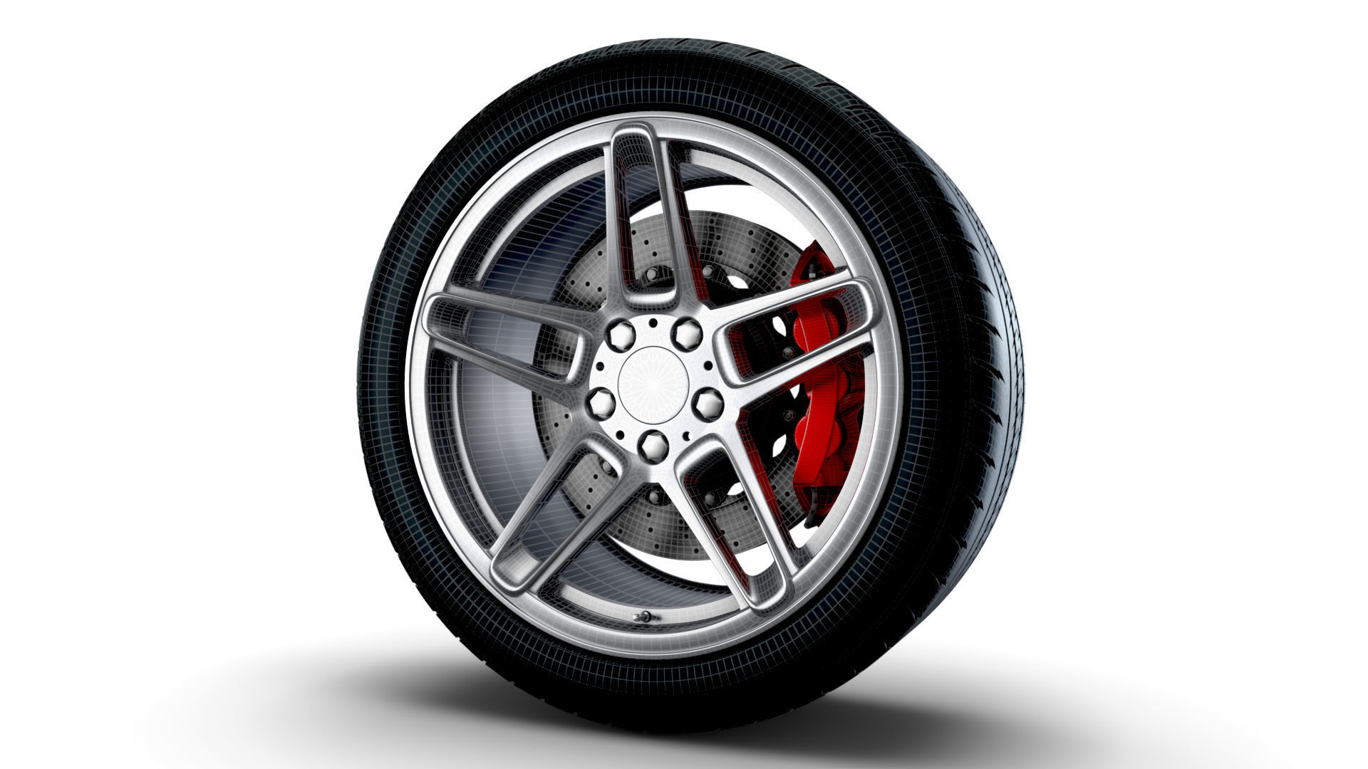 AC SCHNITZER type II wheel 3D model_8