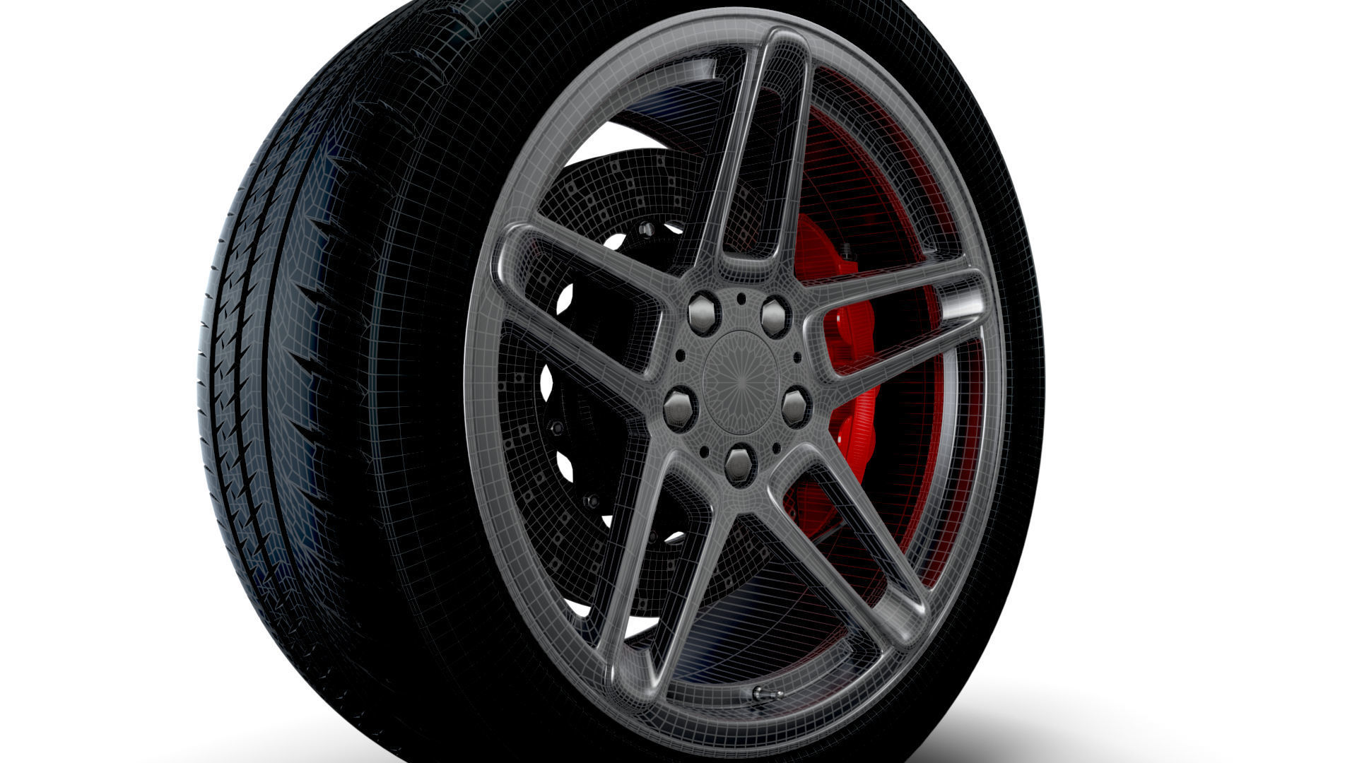 AC SCHNITZER type II wheel 3D model_10