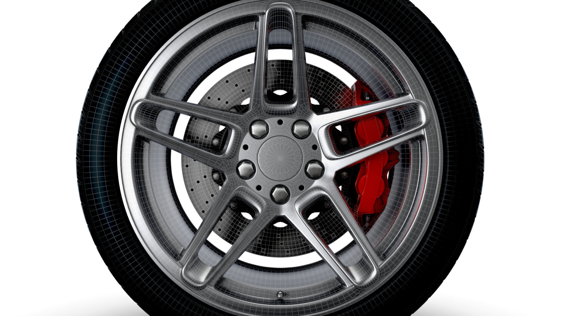 AC SCHNITZER type II wheel 3D model_11