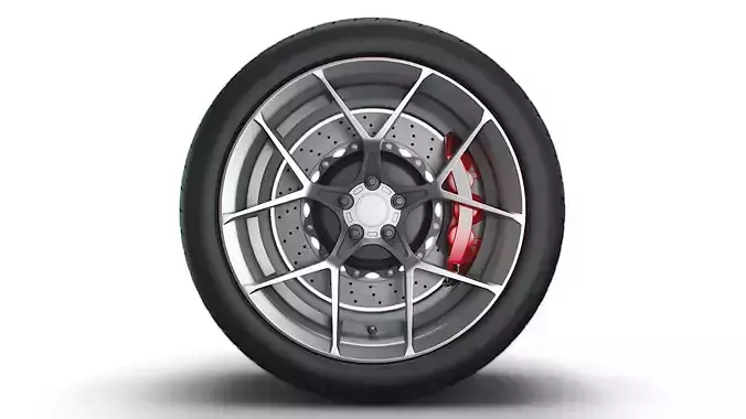 American Racing AR924 wheel 3D model