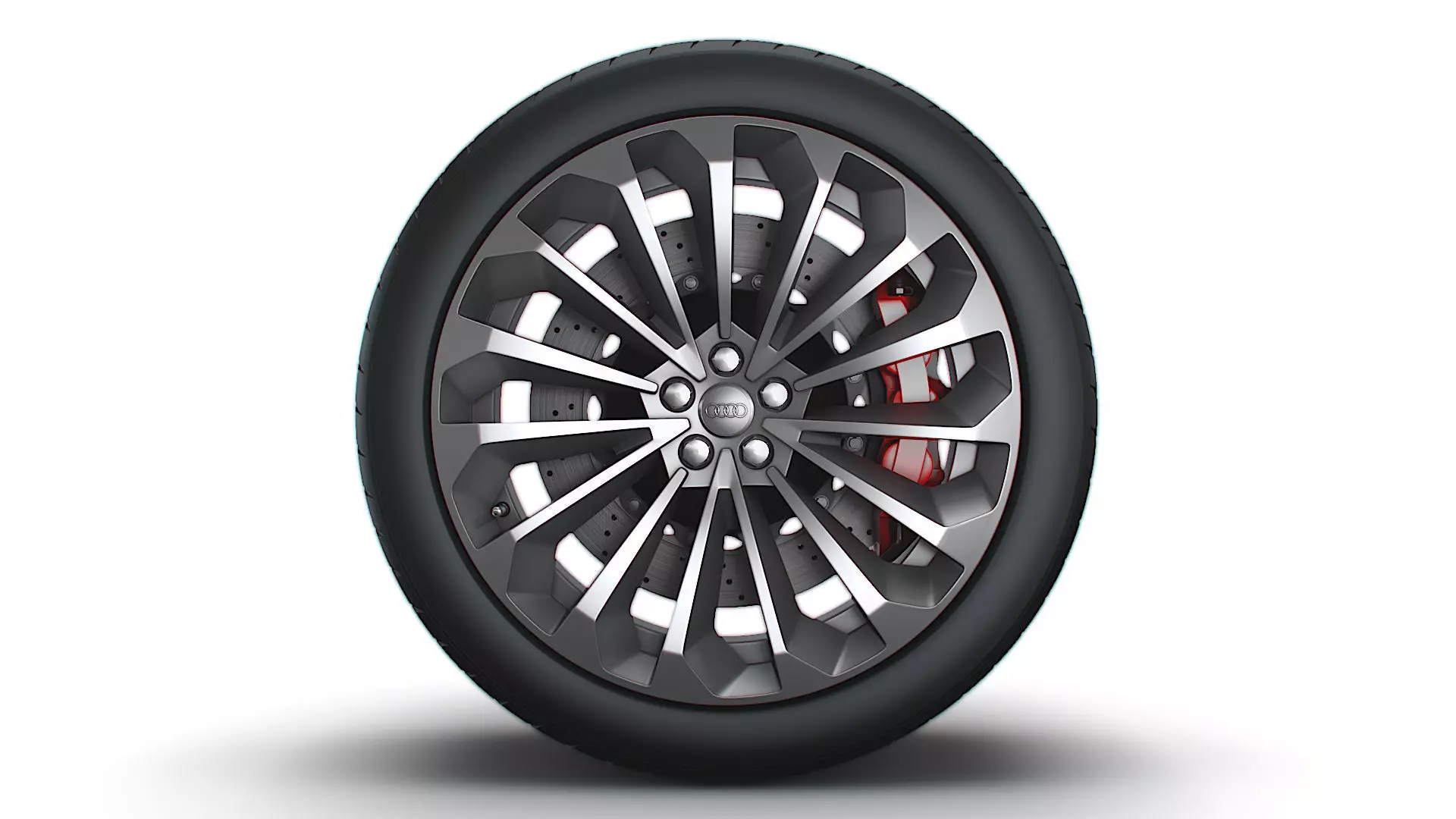 Audi E Tron wheel 3D model