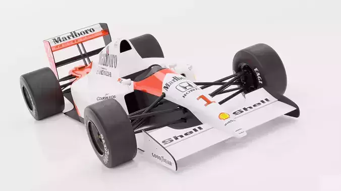 Mclaren MP4-6 - 1991 3D model | CGTrader