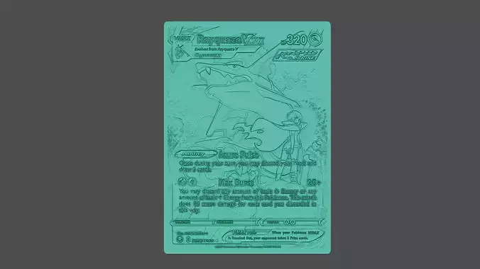 RAYQUAZA POKEMON 3D print model