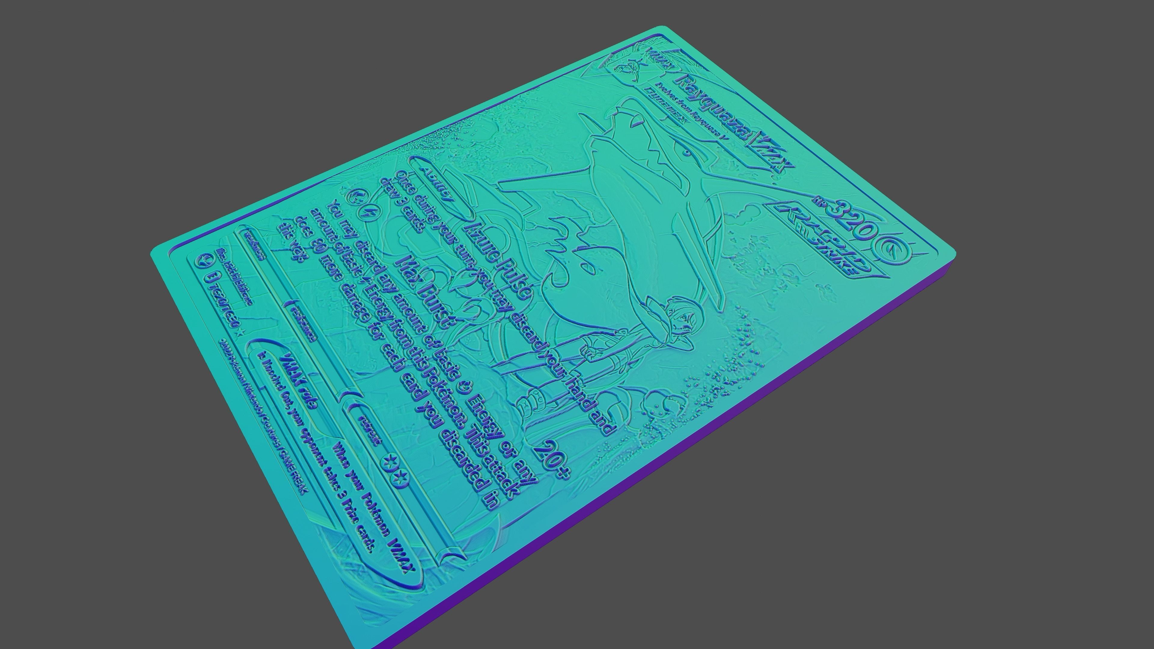 RAYQUAZA POKEMON 3D print model_4