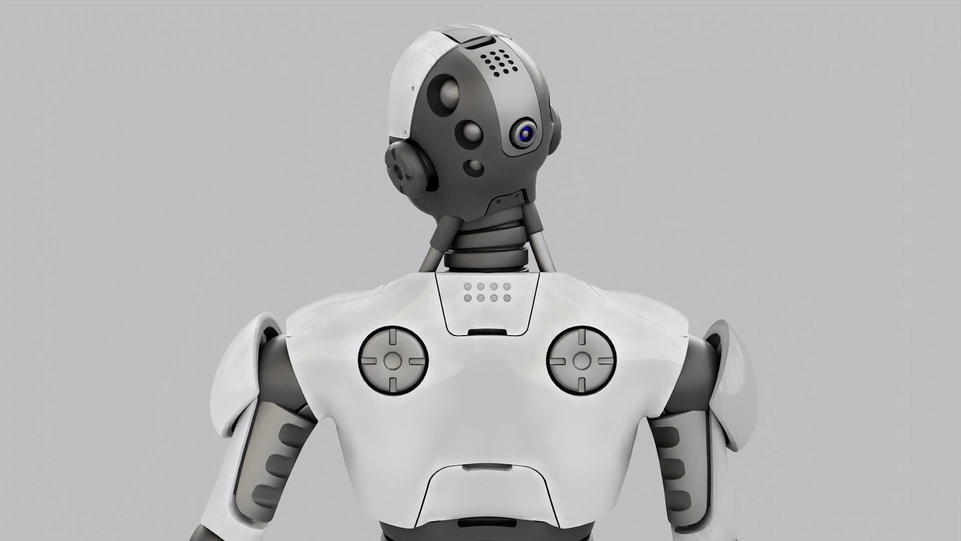 HUMANOID M-3000  RIGGED 3D model_23