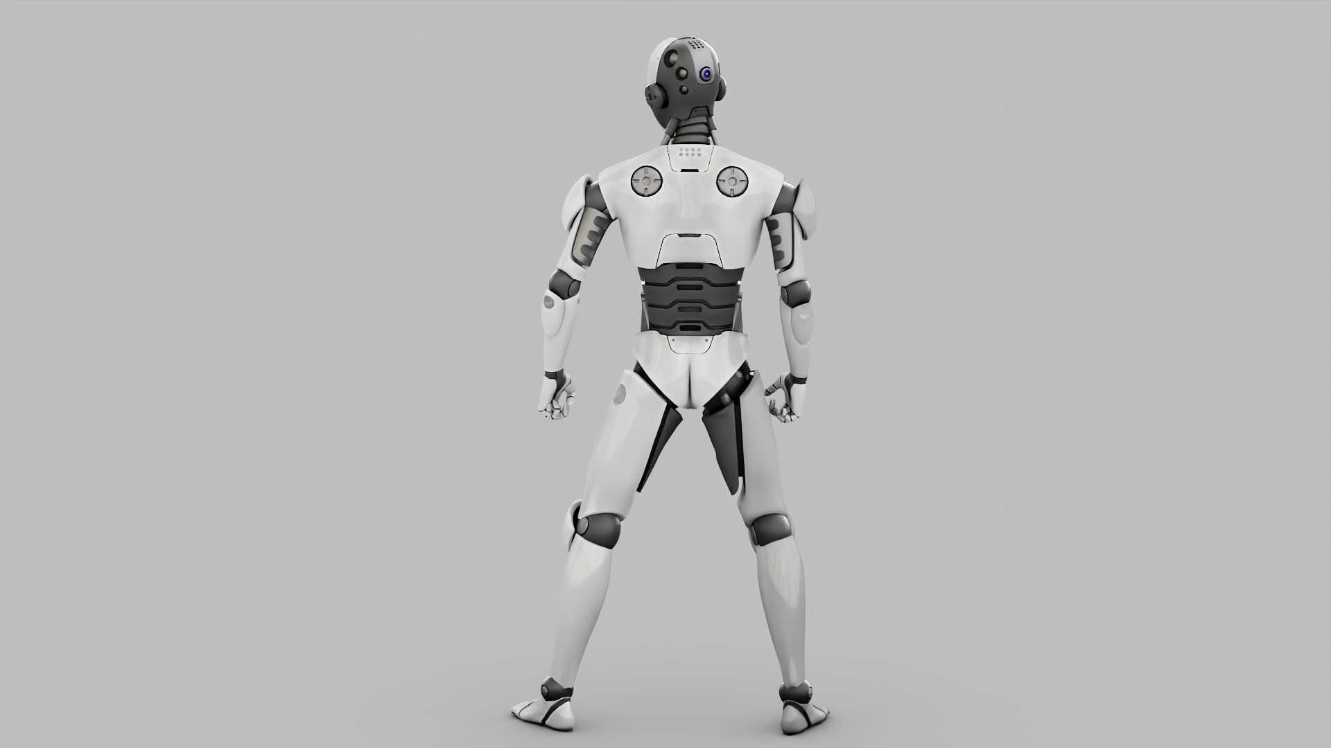 HUMANOID M-3000  RIGGED 3D model_19