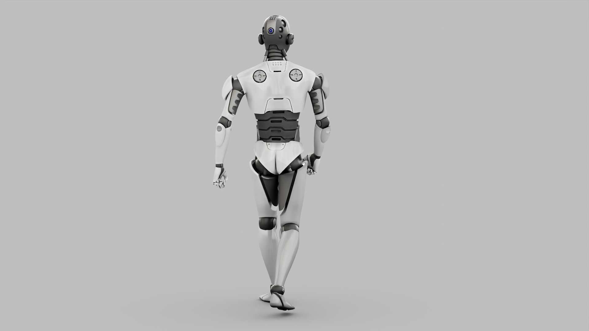 HUMANOID M-3000  RIGGED 3D model_29